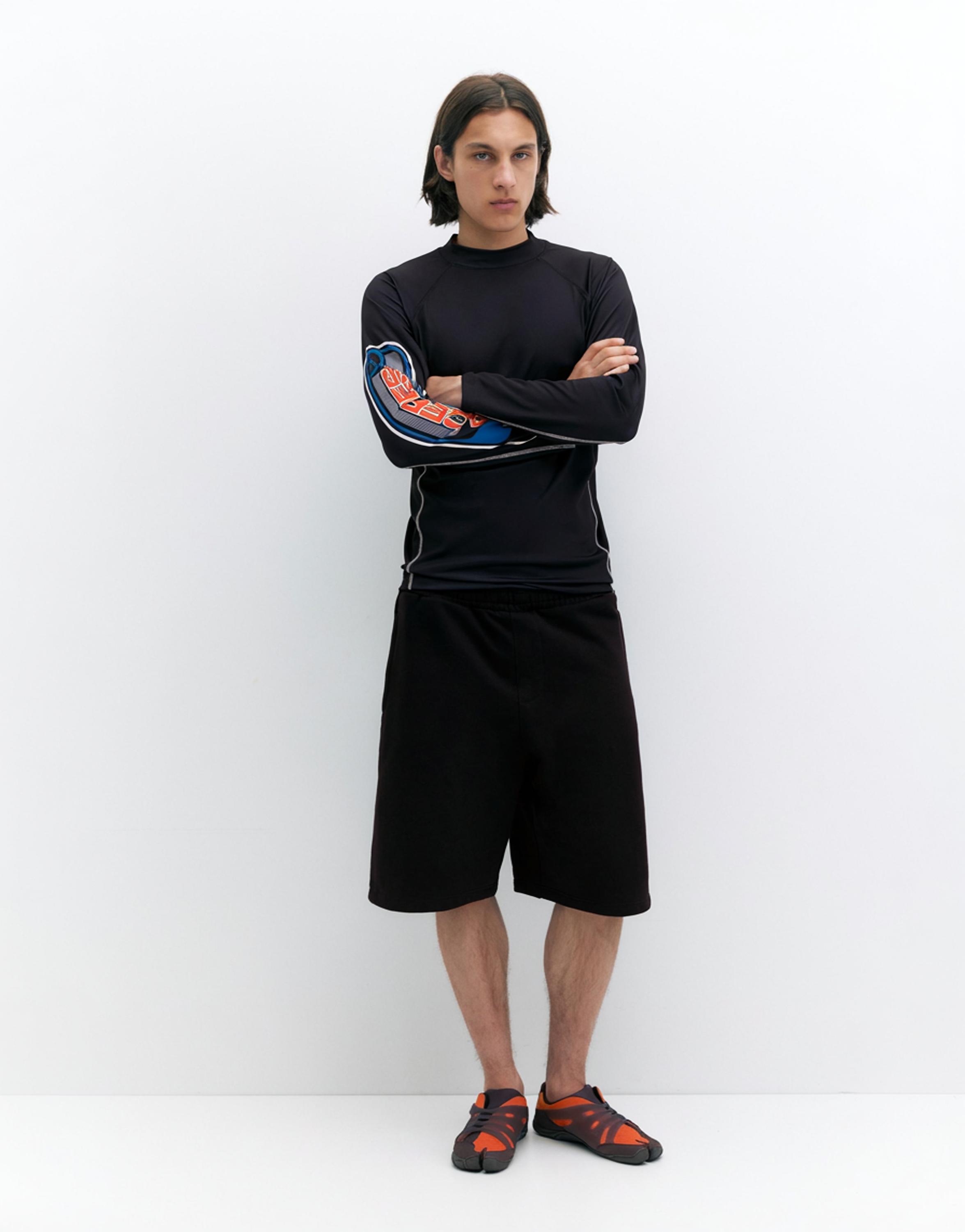 Pleasures x STWD Bermuda jogger shorts — Black