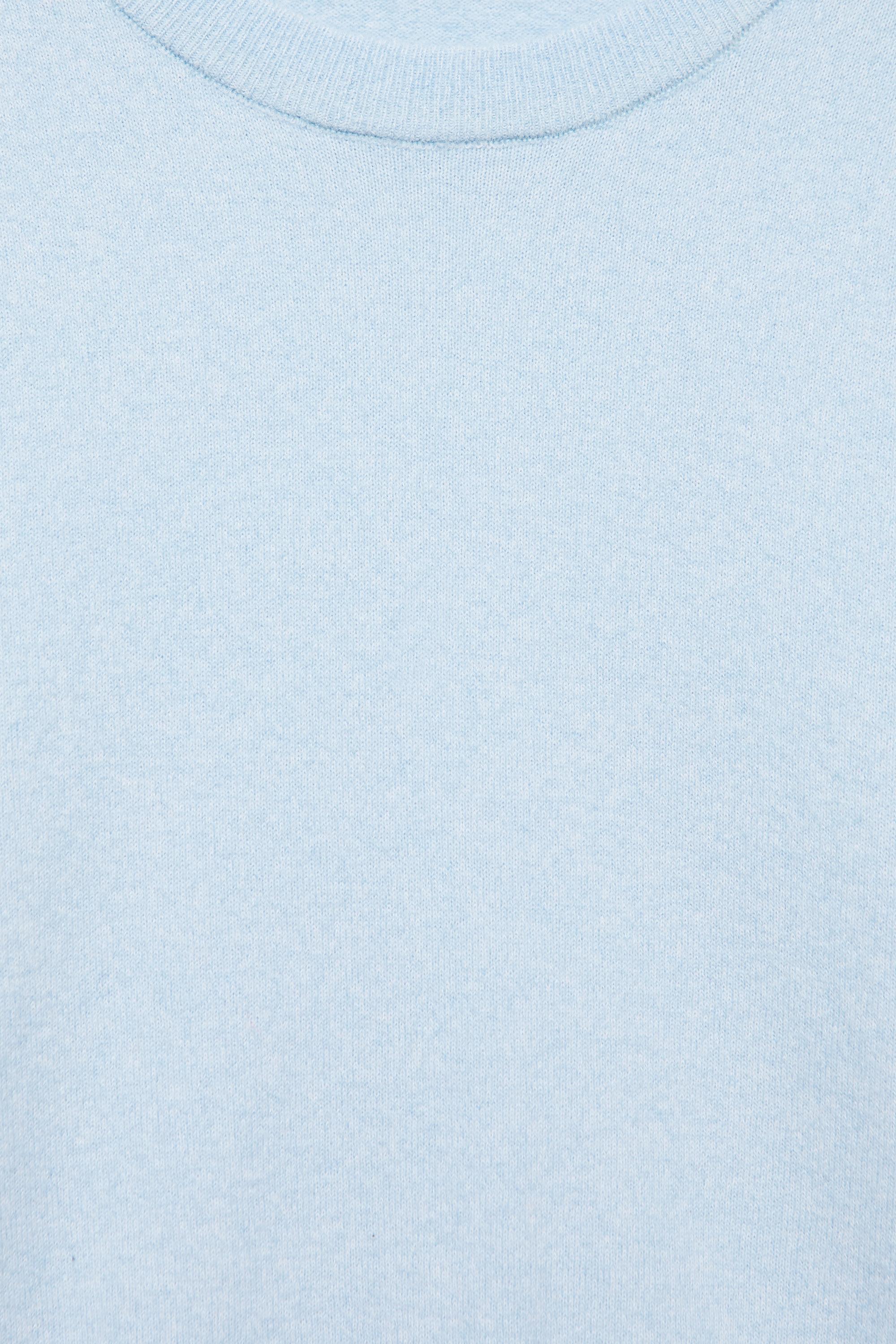 Soft knit jumper — Pale sky blue