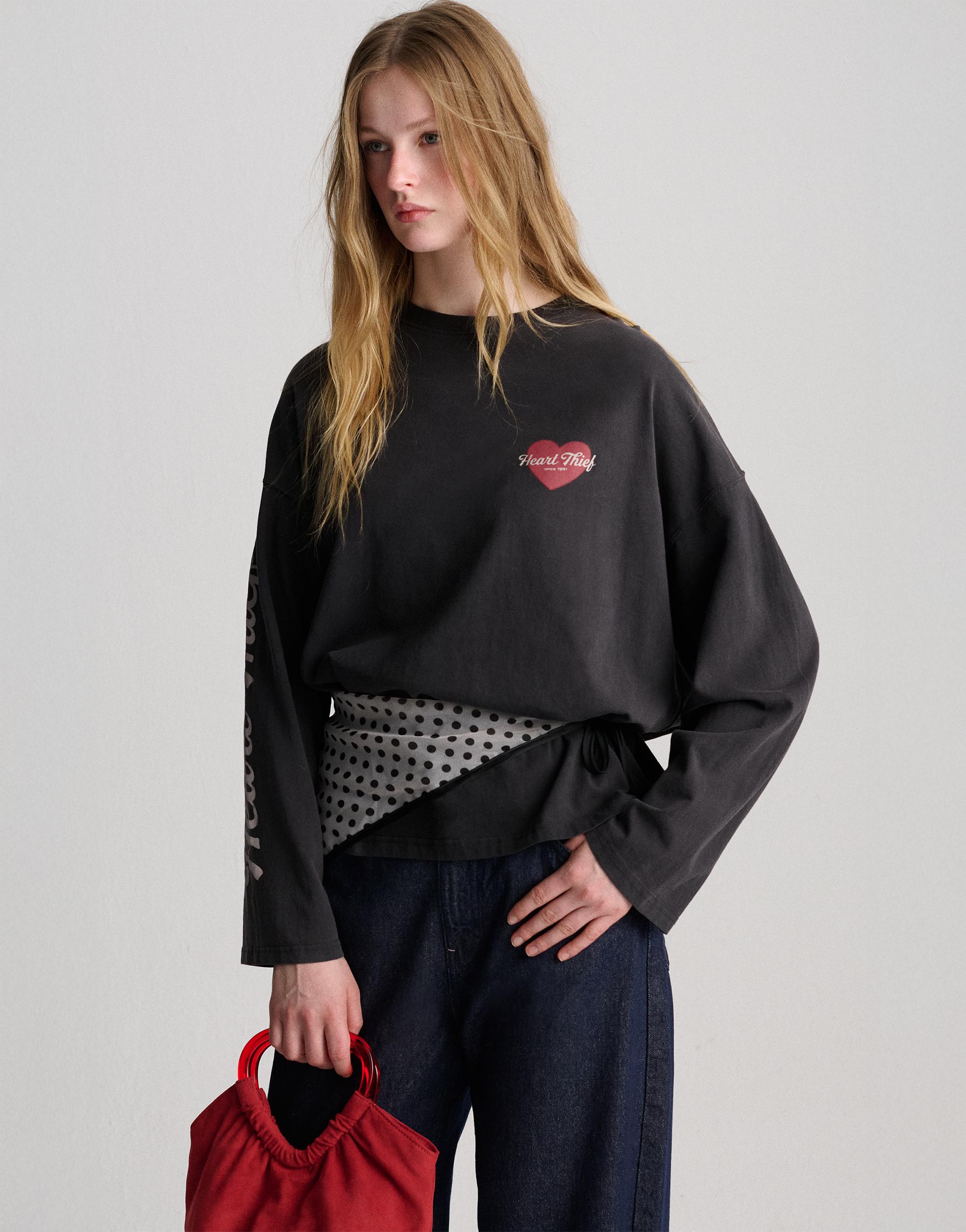 Uzun kollu Kupid t-shirt - Görsel 9