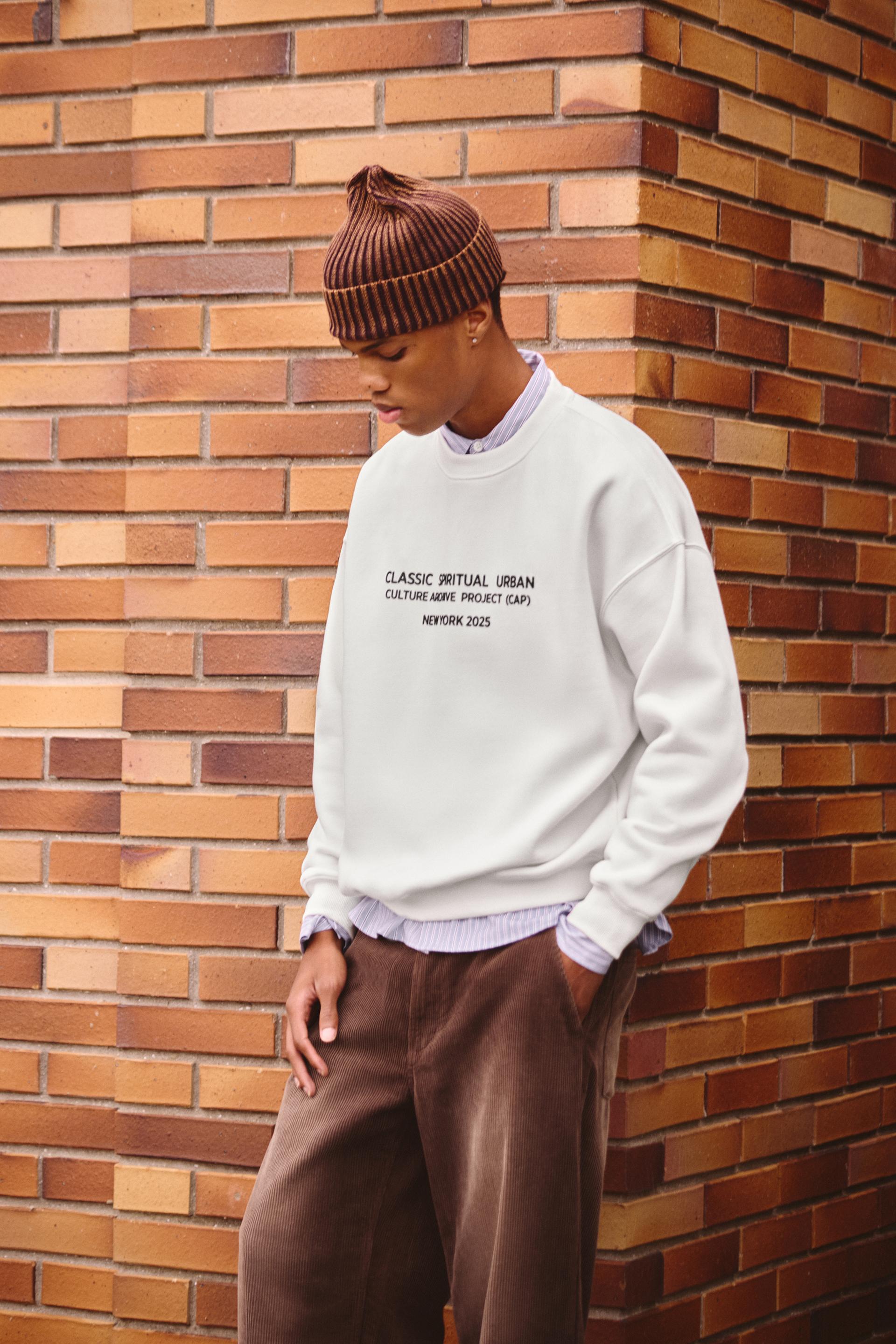 Sudaderas Básicas Sudaderas Pull And Bear Hombre Amarilla