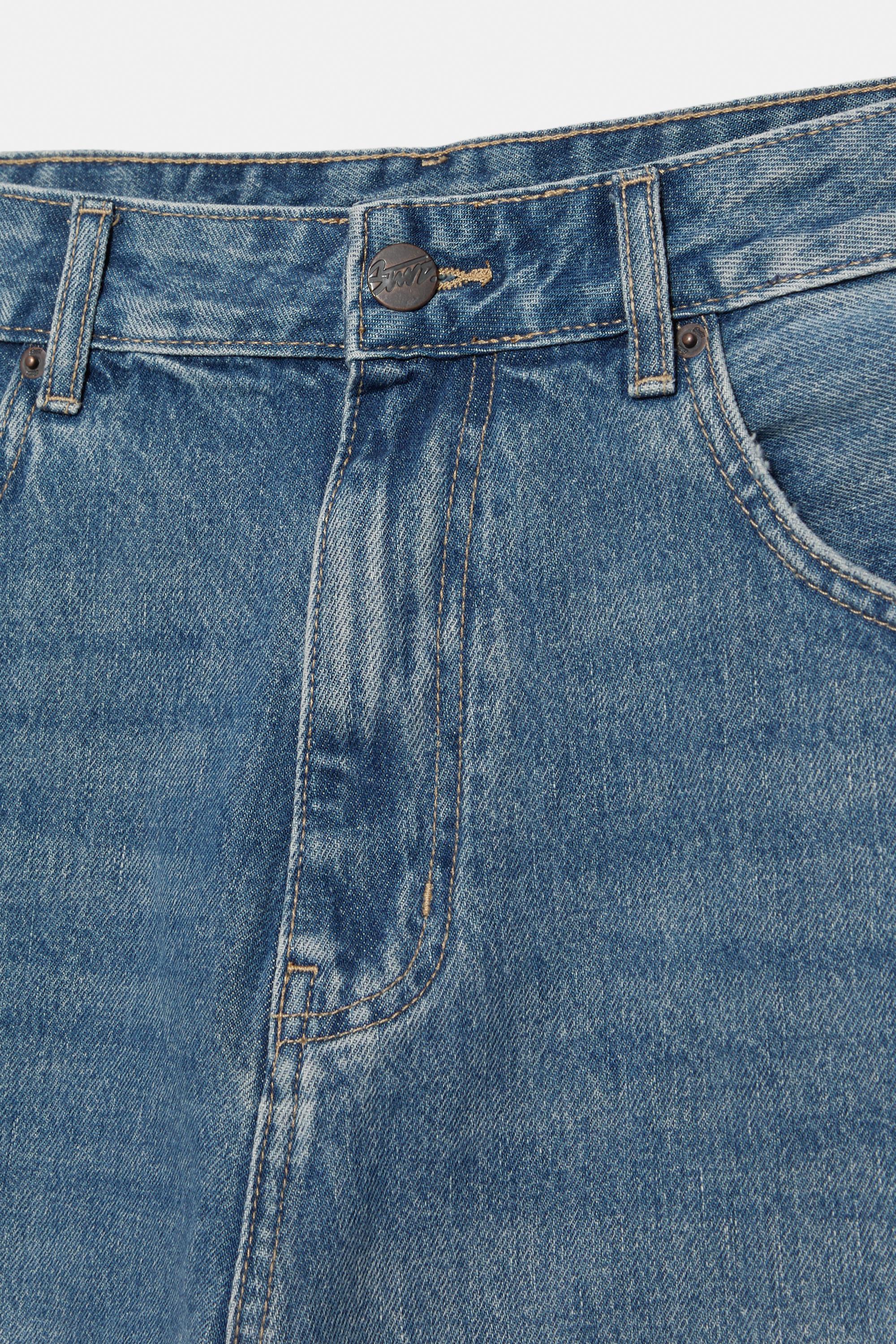 Relaxed fit baggy jeans — Medium blue