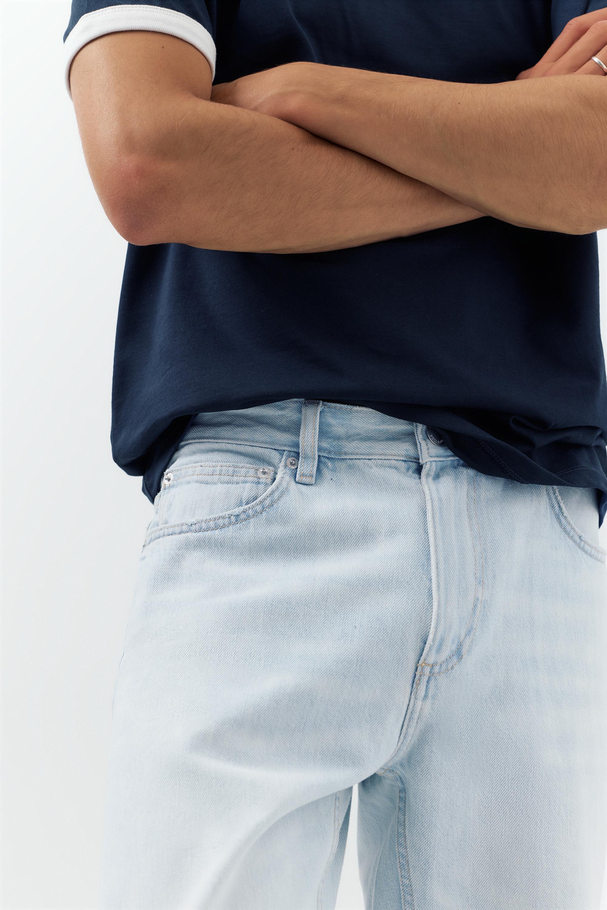Straight-leg jeans — Pale indigo