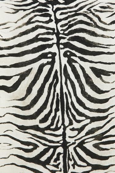 Zebra print midi skirt — Ice 7