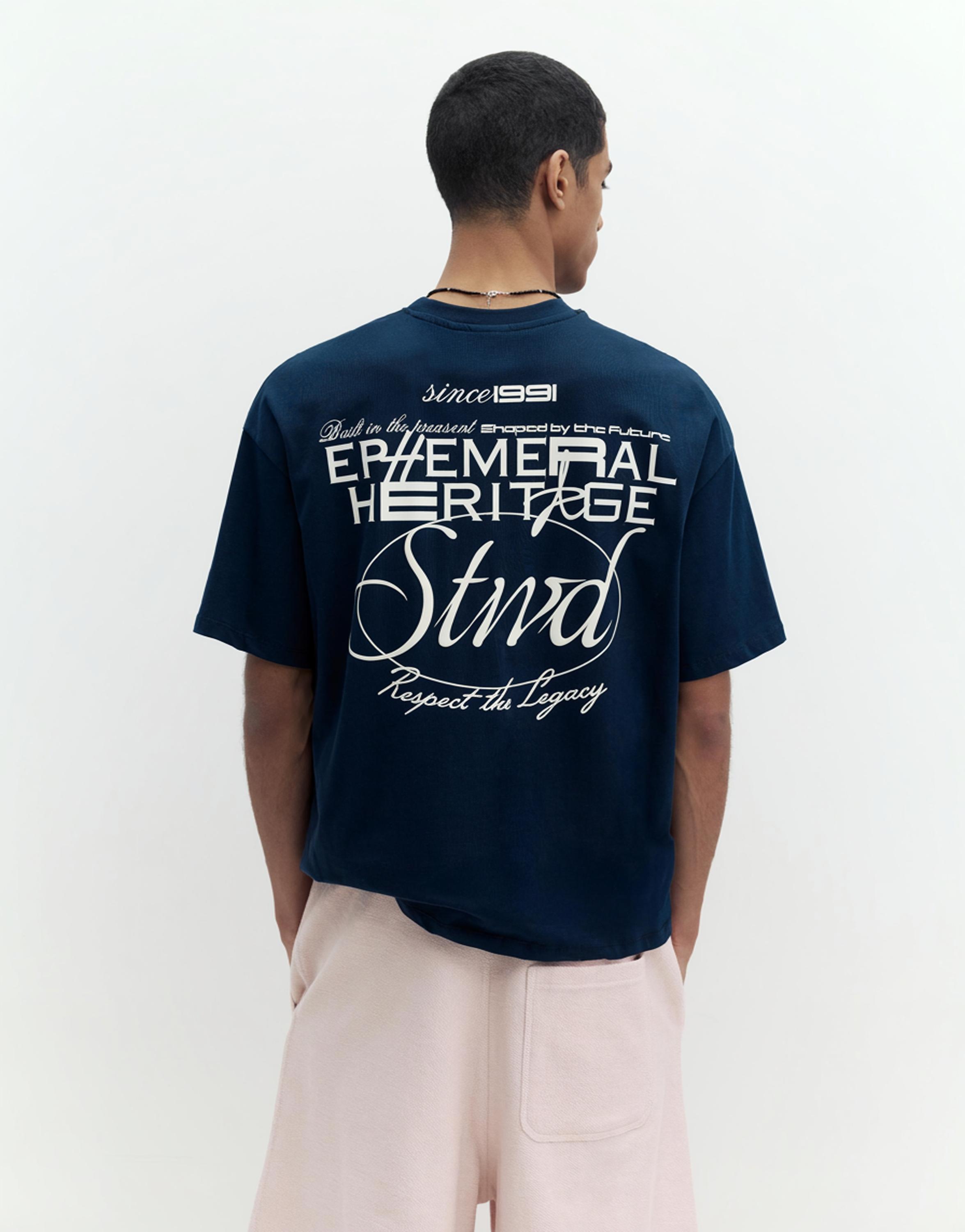 Mavi STWD grafik tişört - Görsel 6