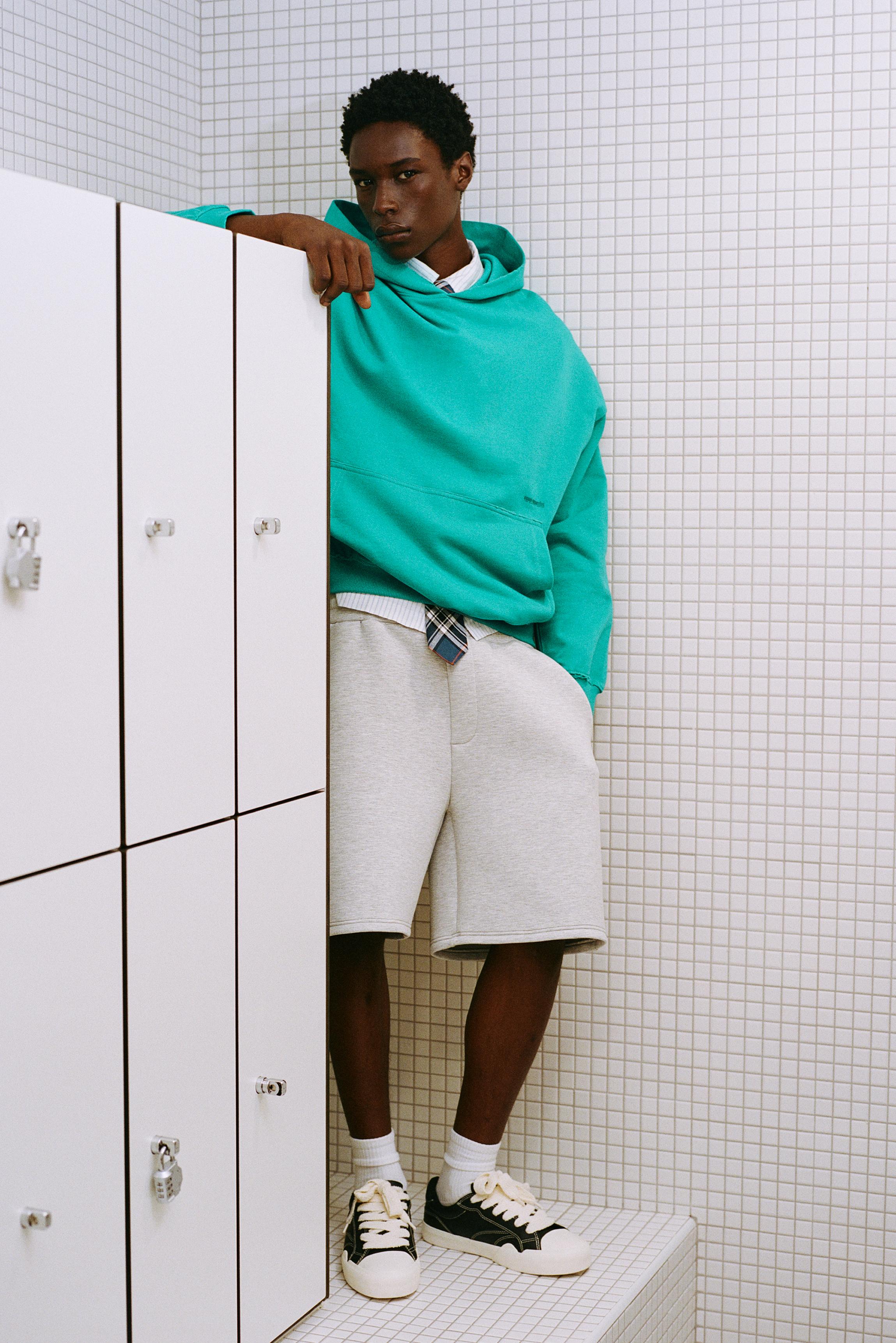 STWD boxy sweatshirt — Turquoise