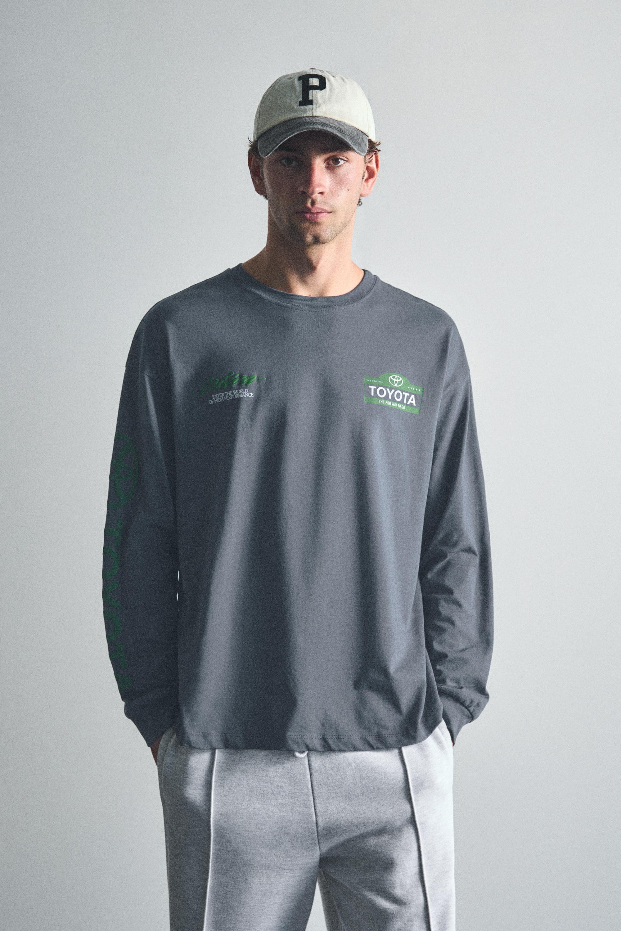 Toyota Celica long sleeve T-shirt — Dark anthracite
