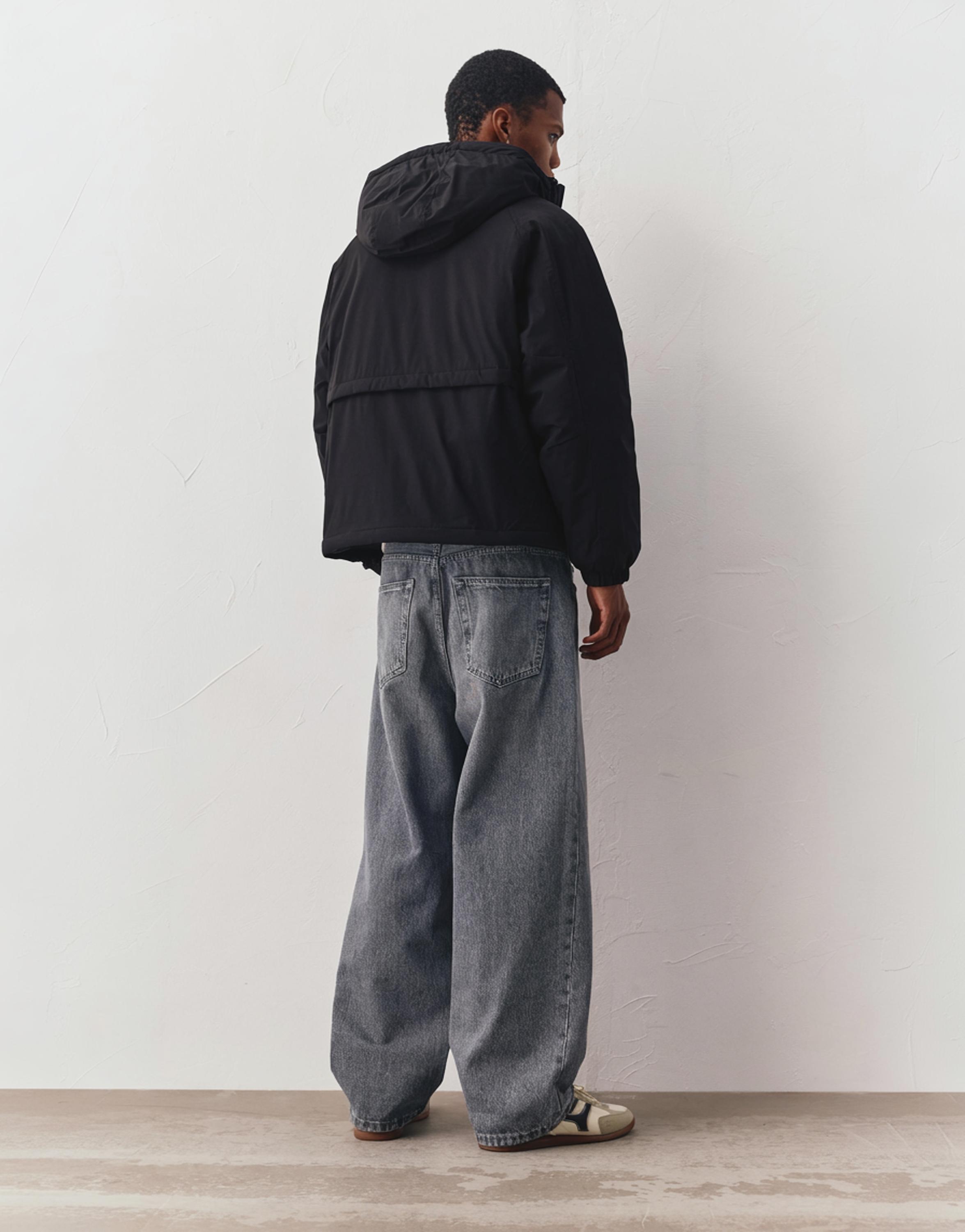 Dik yaka şişme mont - Görsel 35