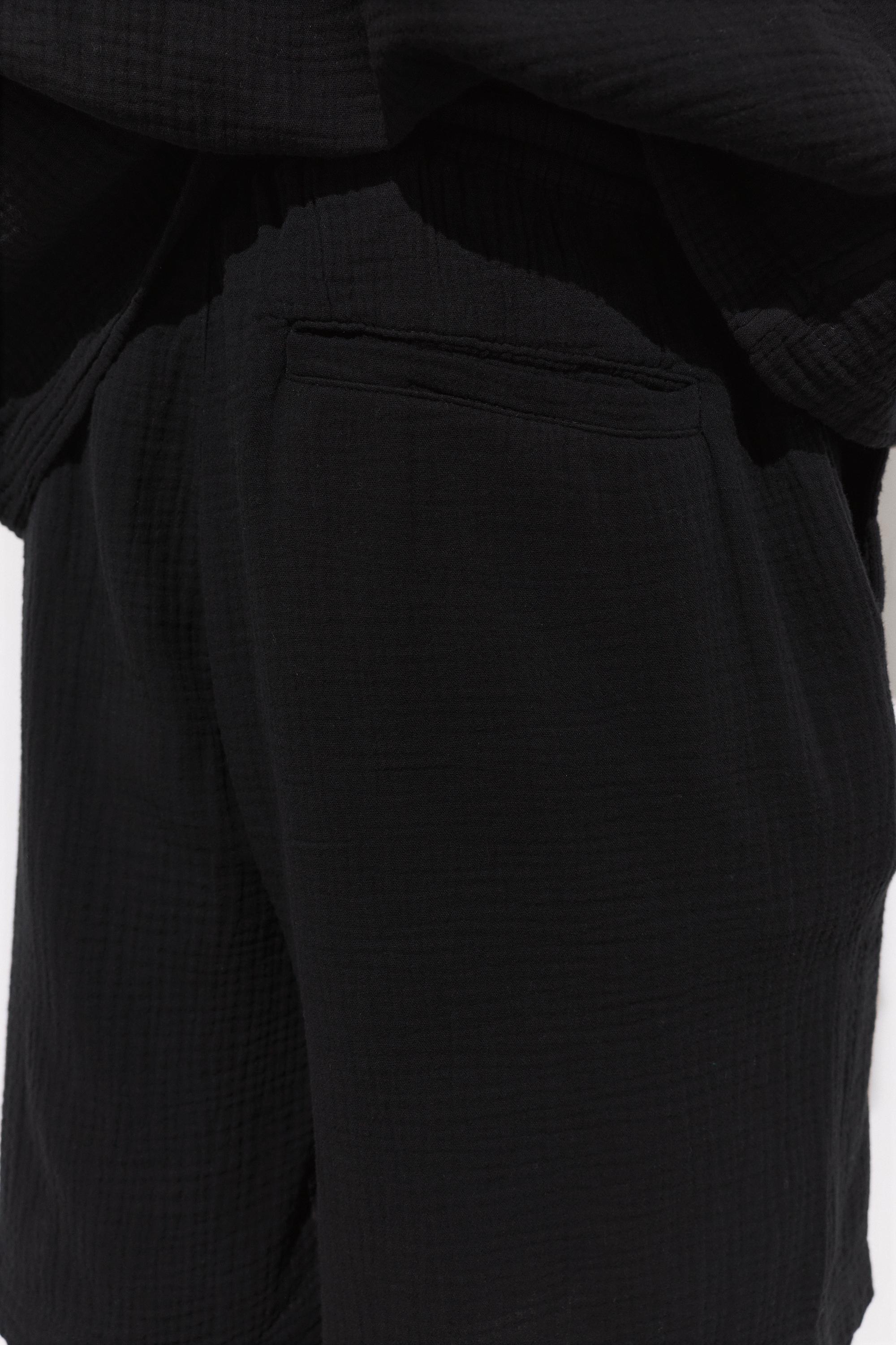 Bermuda sweat shorts — Black