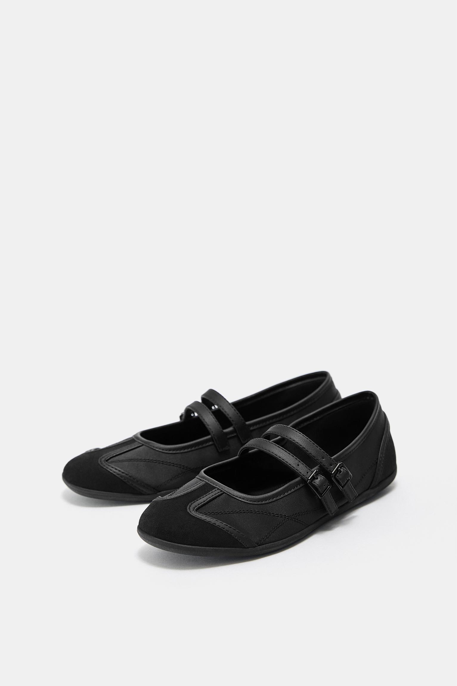 Sports ballet flats — Black