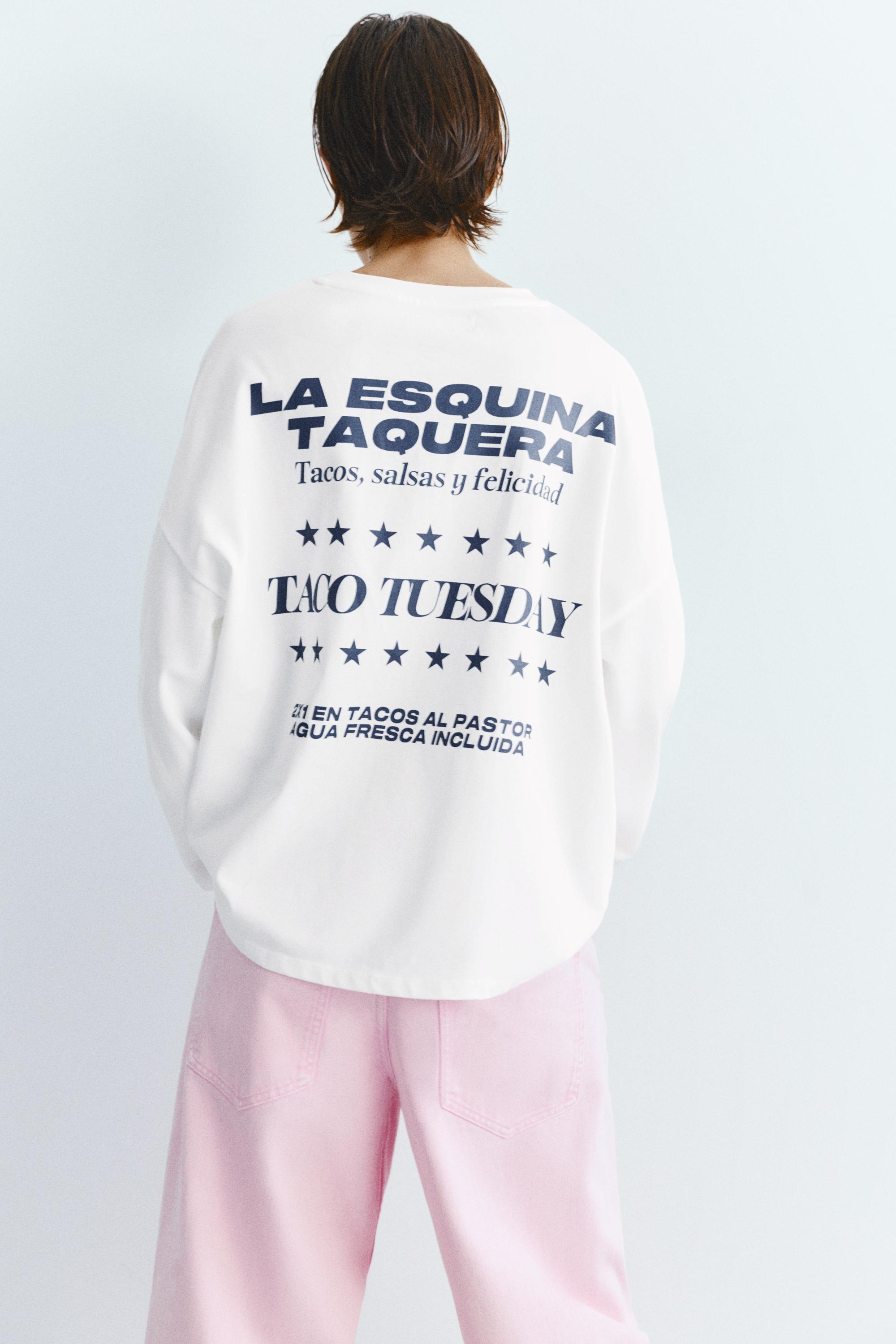 Long sleeve slogan T-shirt — Ice