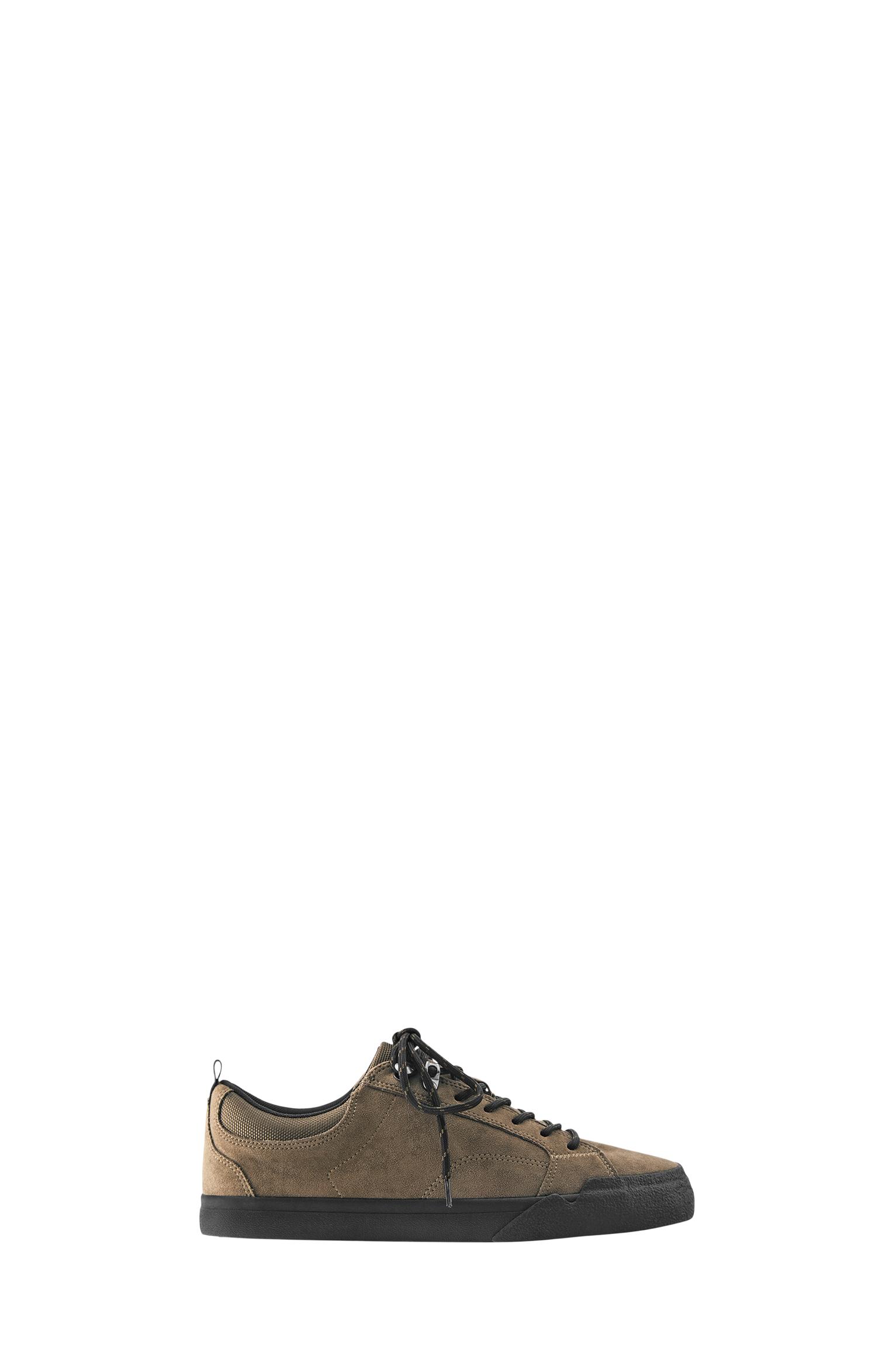 Lace-up casual trainers — Brown