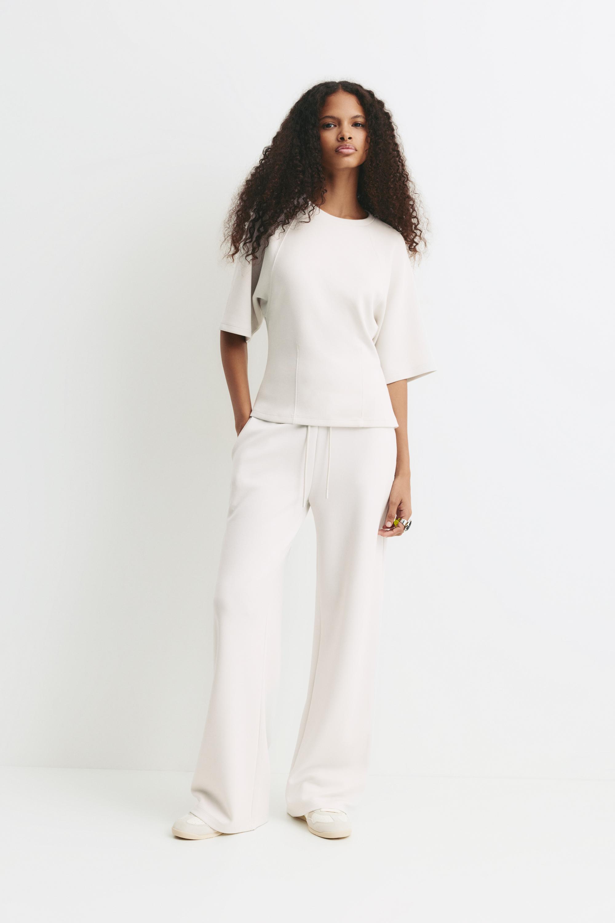 Yumuşak dokulu kısa kollu sweatshirt - Görsel 25