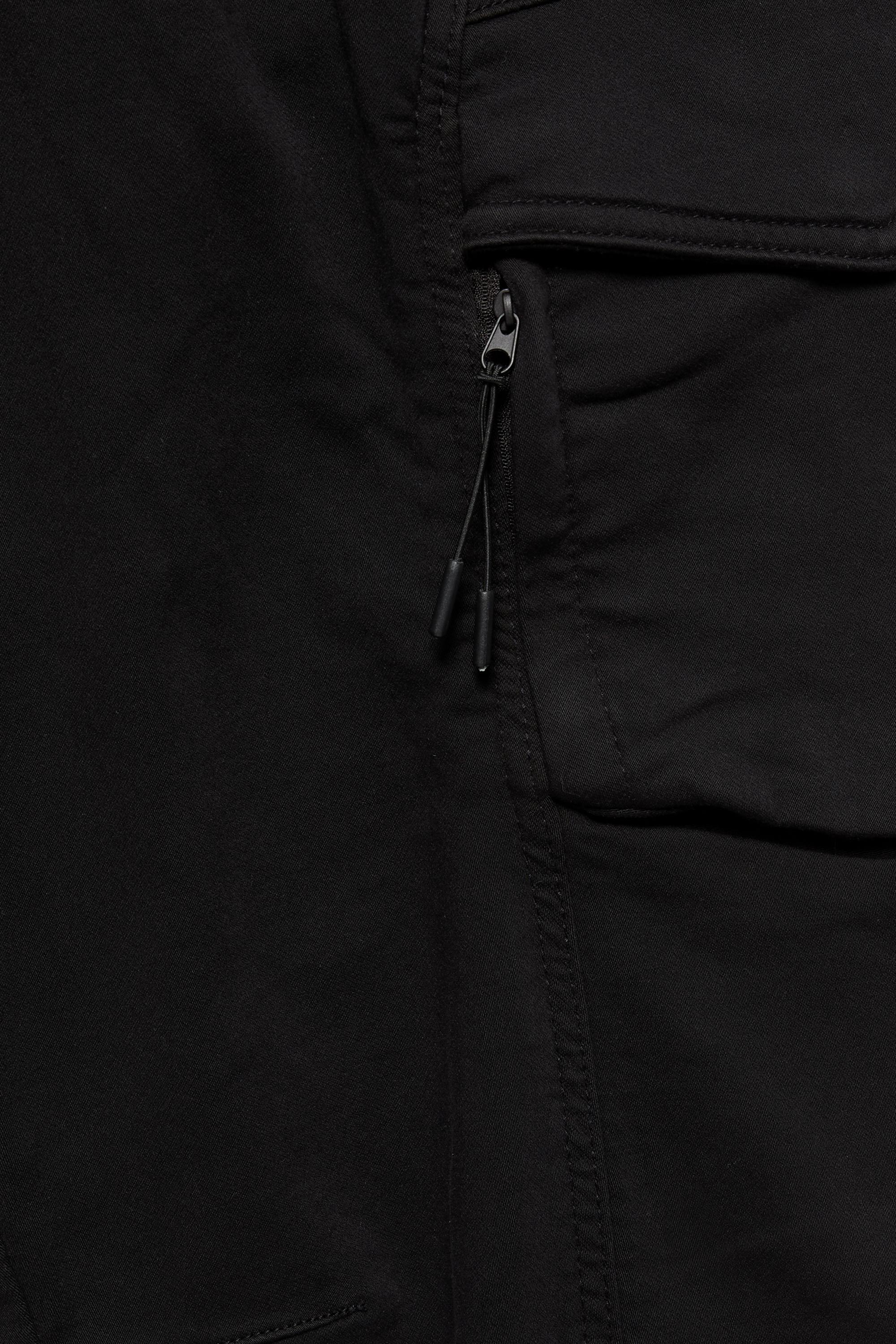 Multi-pocket joggers — Black