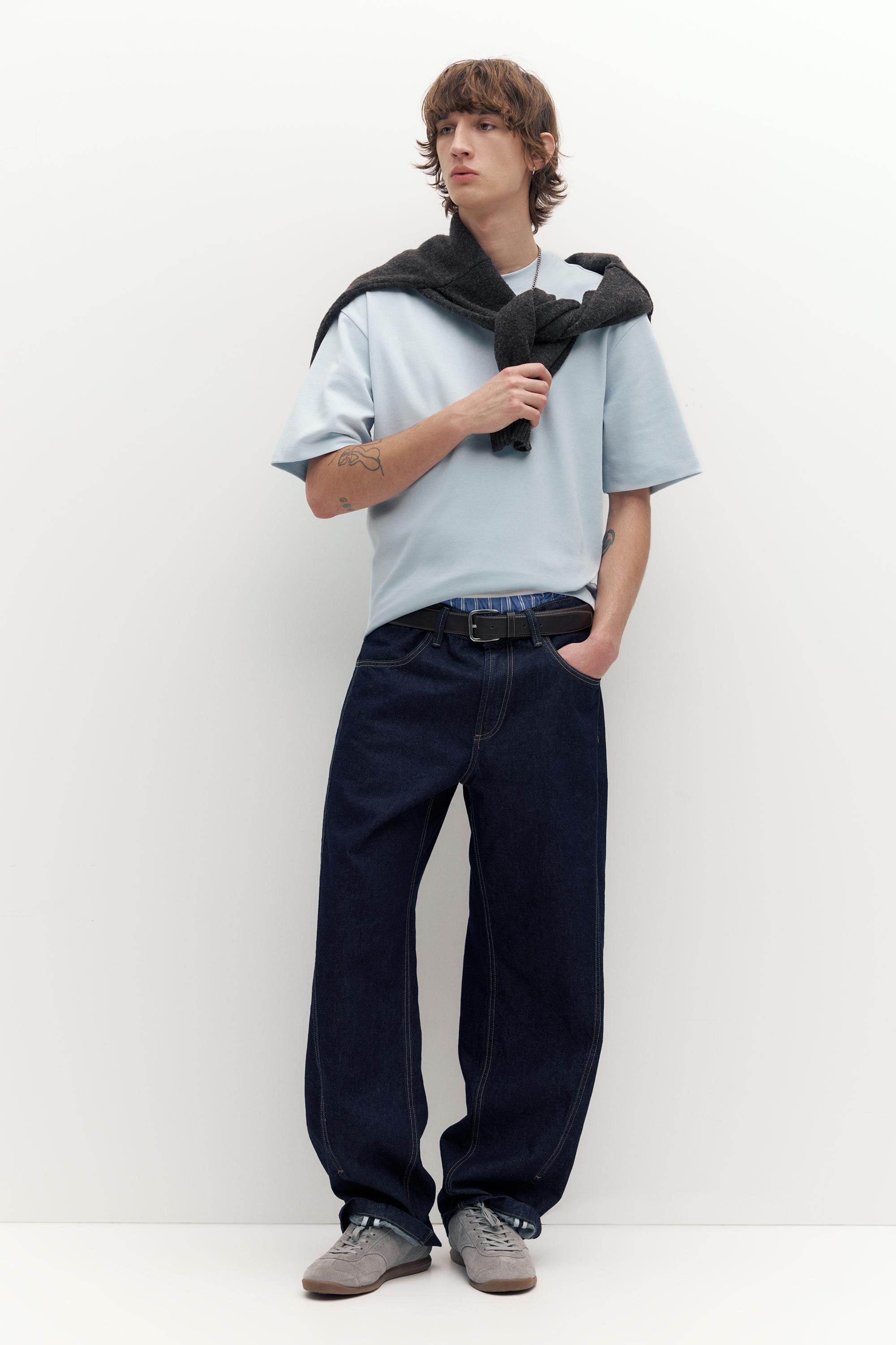 Boxy T-shirt — Blue