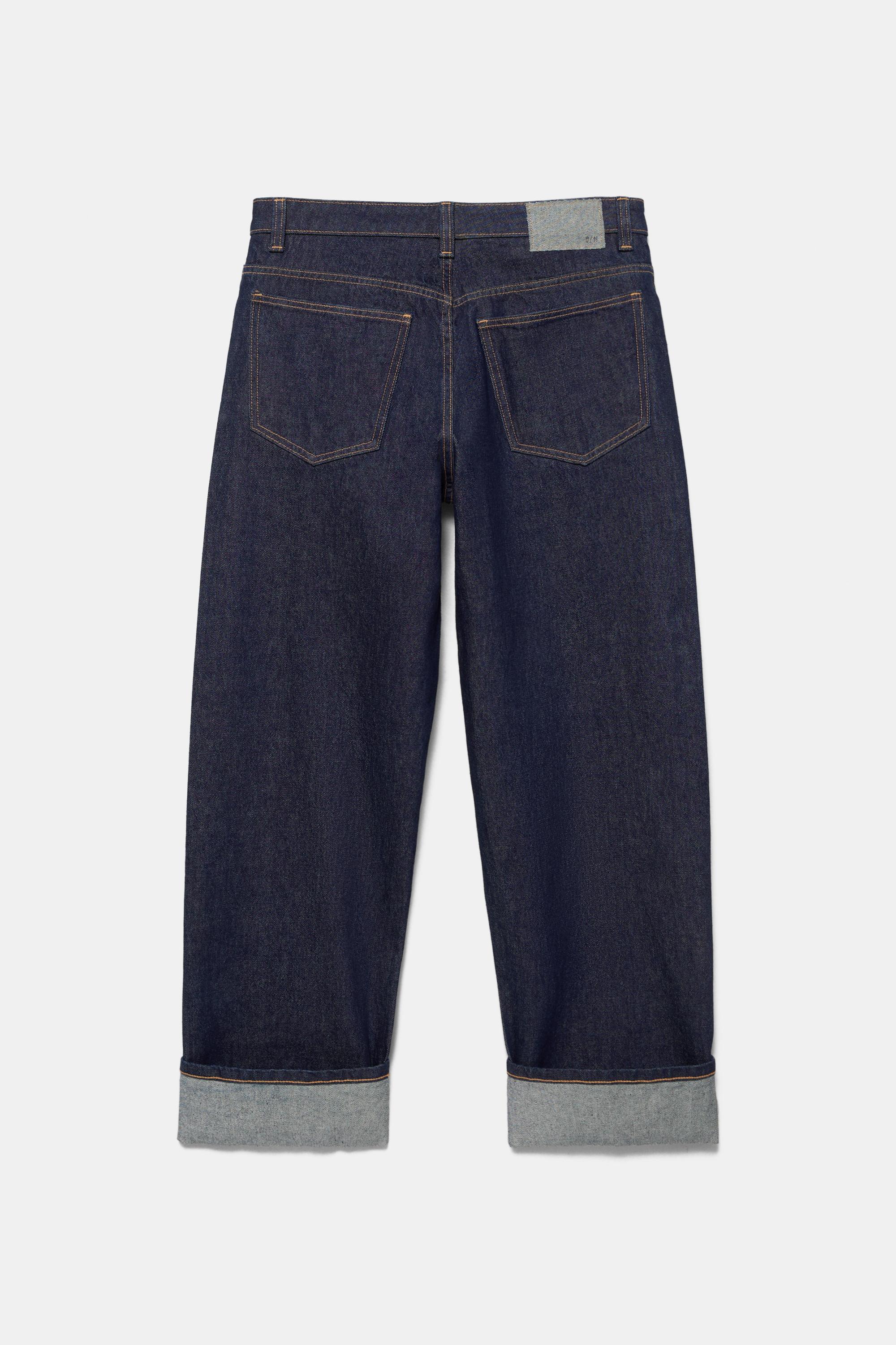 Selvedge straight fit jean - Görsel 25