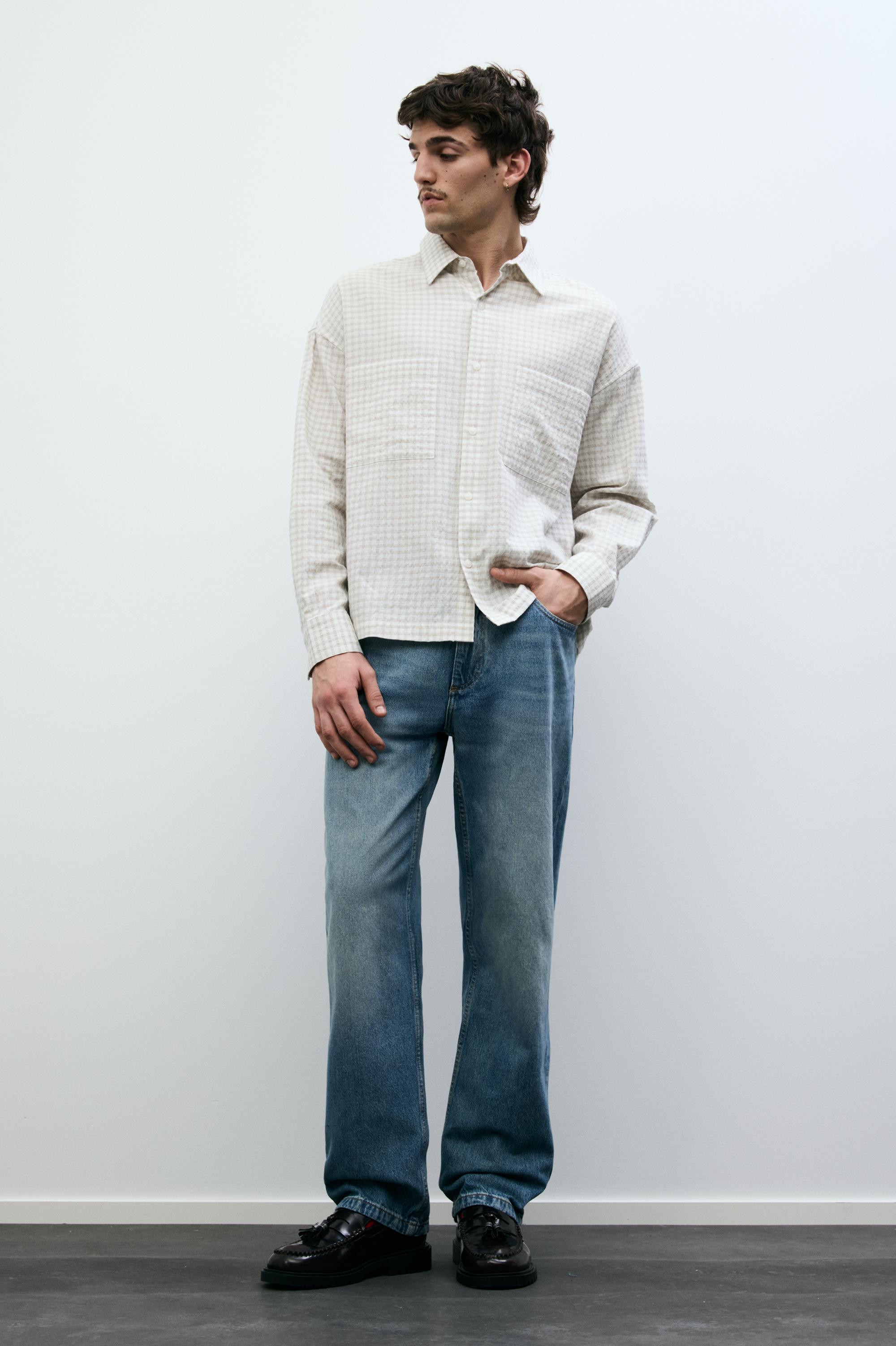 Cepli uzun kollu gömlek - Görsel 20