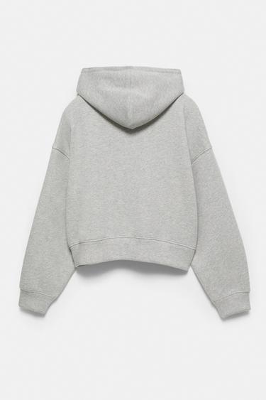 Dickies zip-up sweatshirt with hood — Grey marl 7