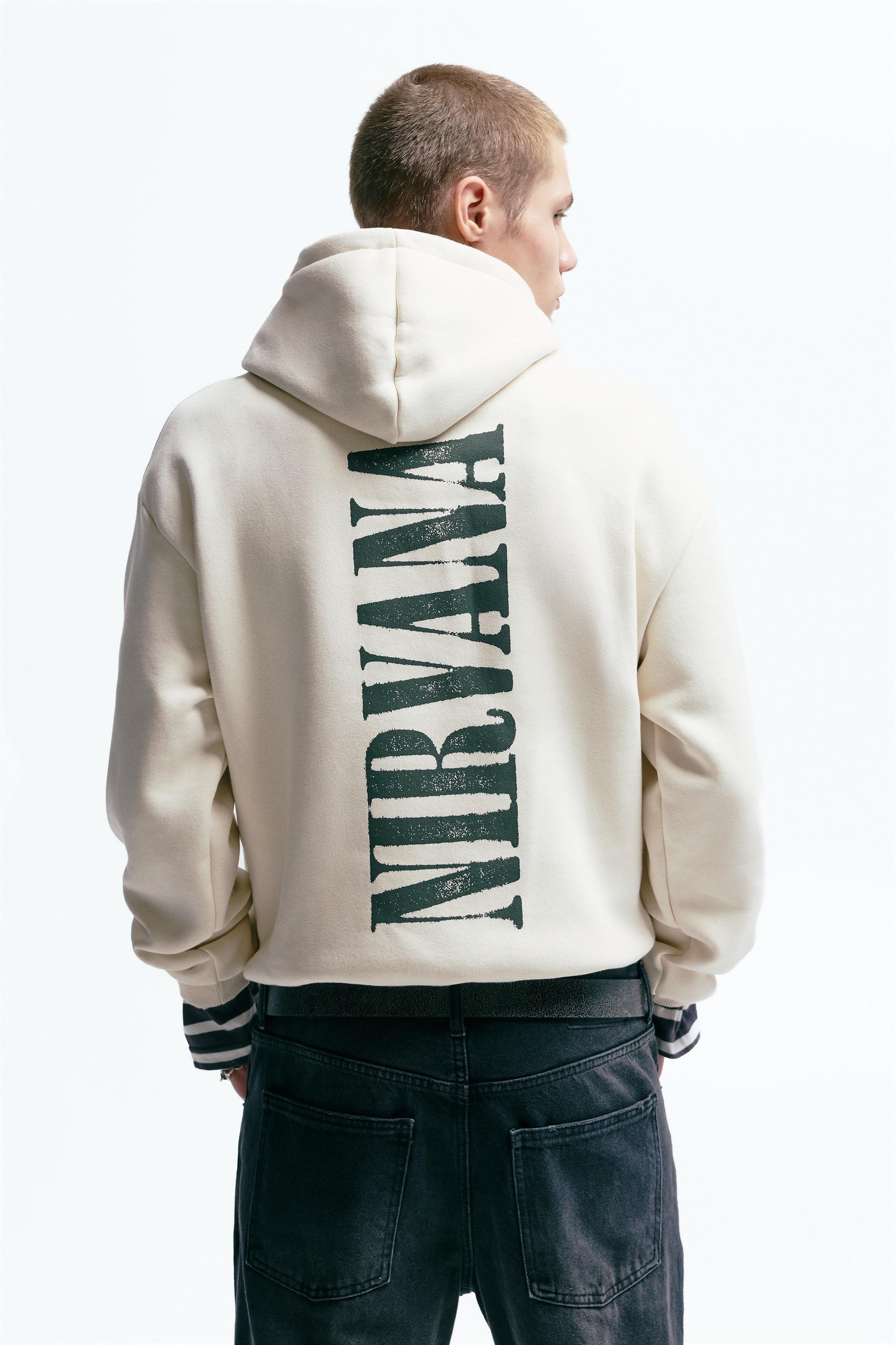 Nirvana hoodie — Off white