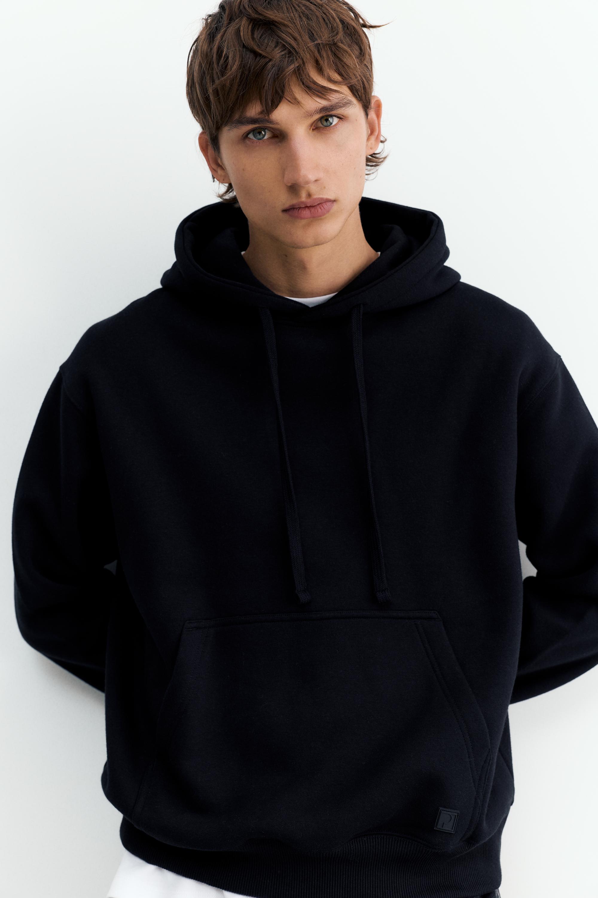 Basic hoodie — Black