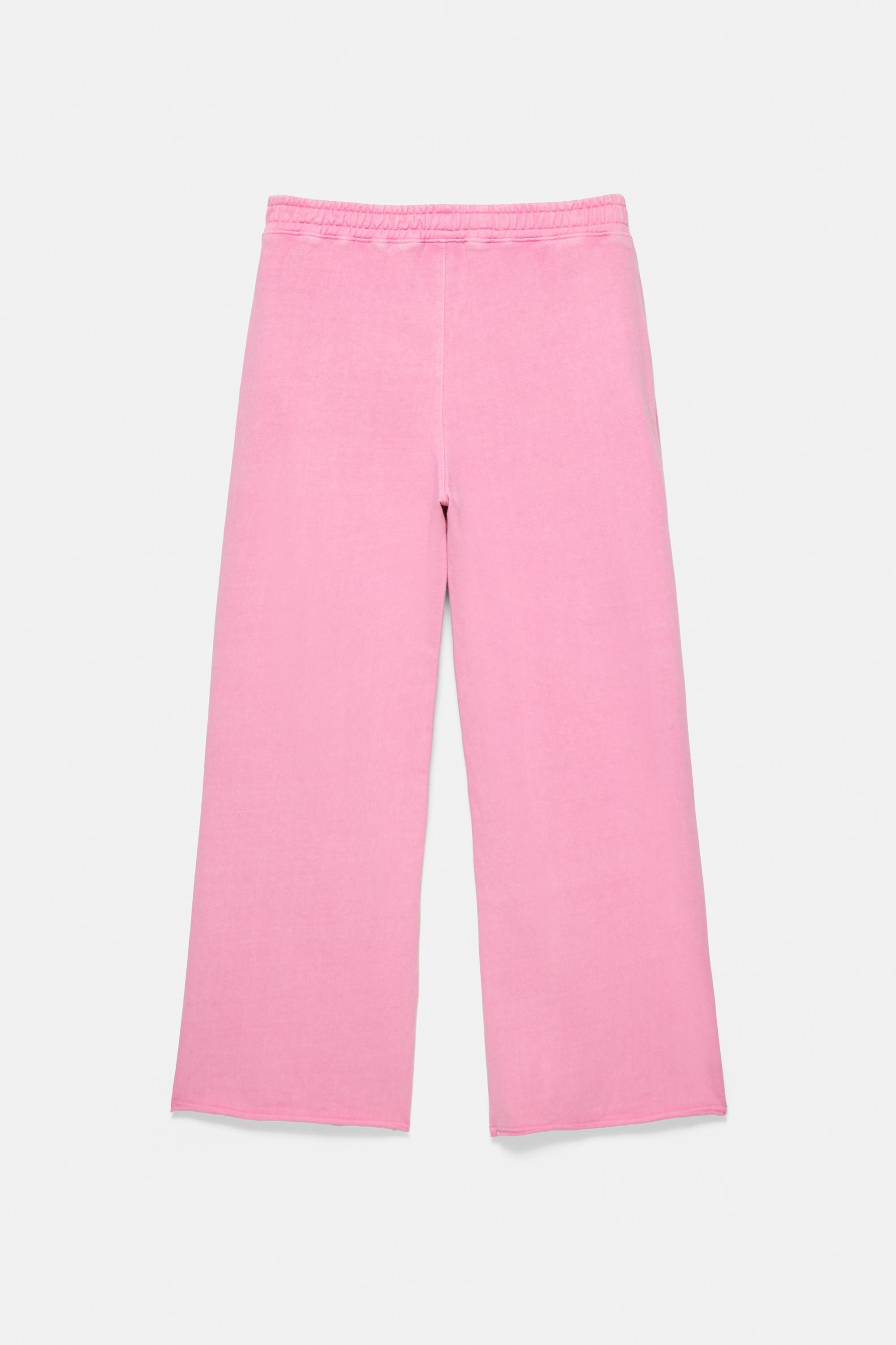 Wide-leg joggers — Pink
