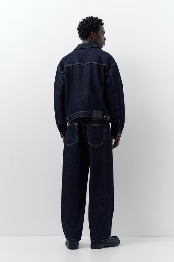 Nutirangee Baggy jeans voor heren, losse pasvorm, casual streetwear met wijde pijpen, hiphop, oversized denim broek, Zwart, 54 Nutirangee Baggy jeans voor heren, losse pasvorm, casual streetwear met wijde pijpen, hiphop, oversized denim broek, Zwart, 54