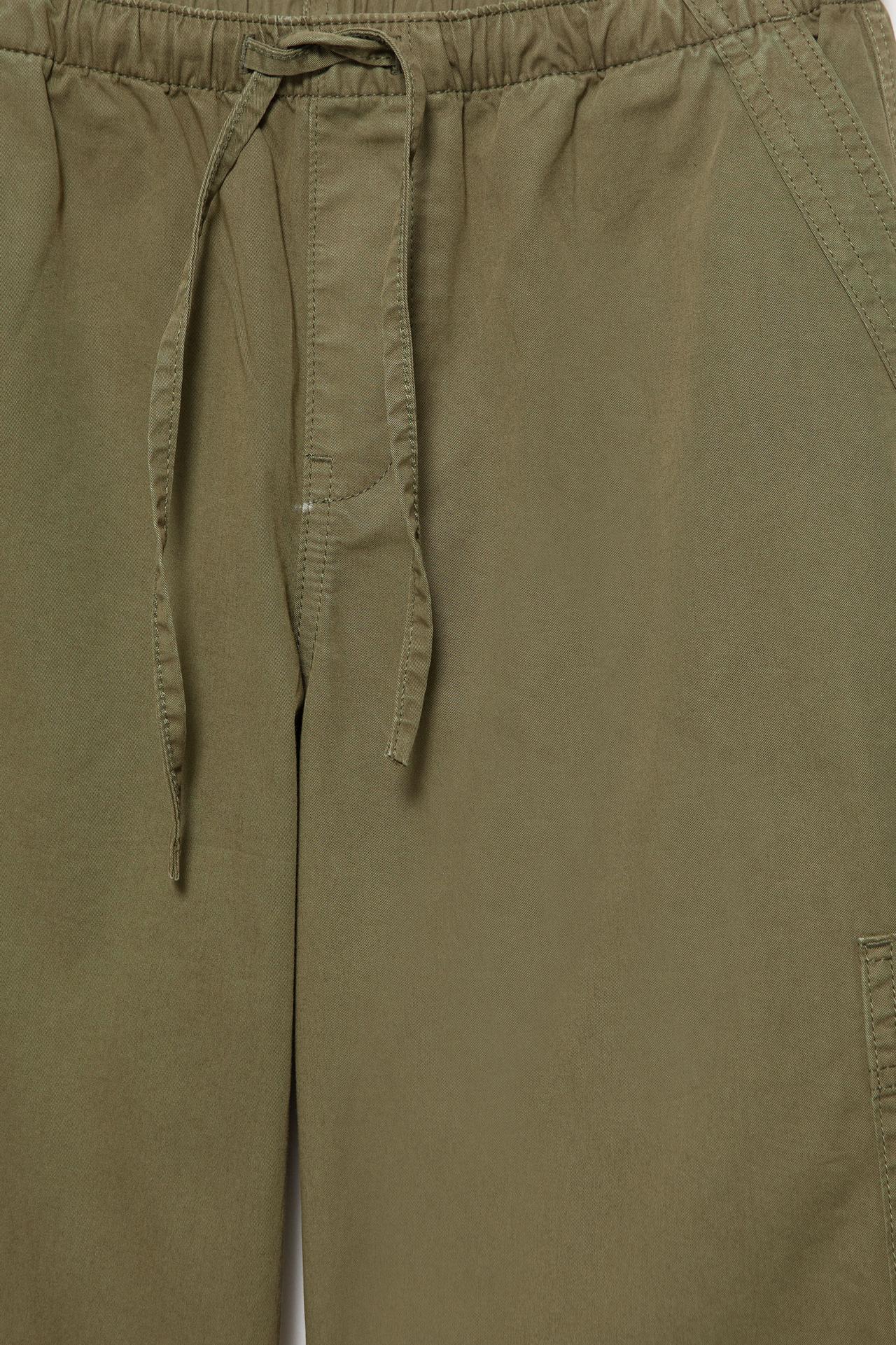 Parachute cargo trousers — Khaki