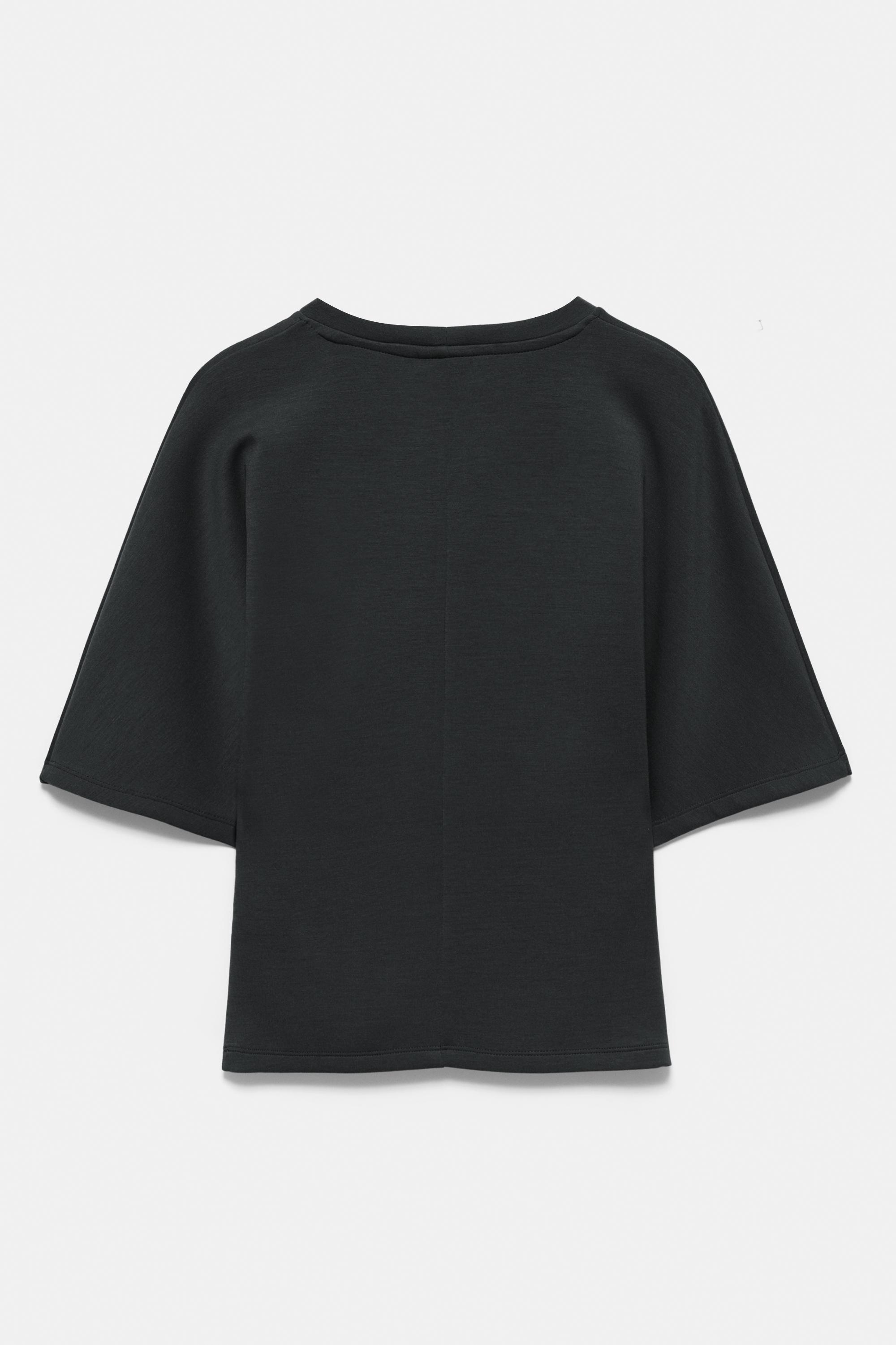 Modal batwing sleeve T-shirt — Anthracite grey