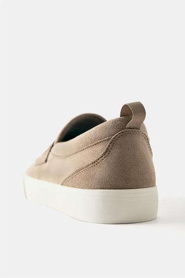 Casual strap trainers — Ecru 4