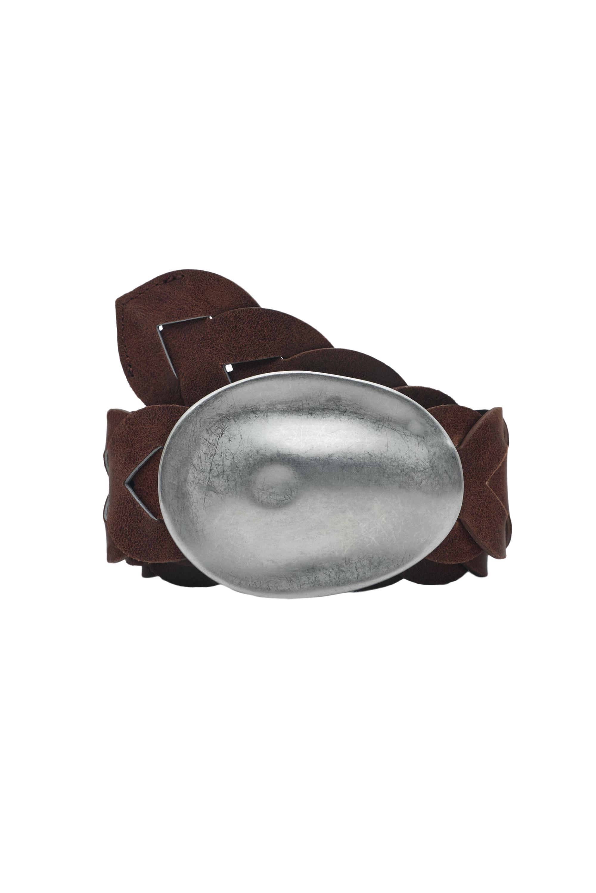 Düzensiz oval tokalı kemer