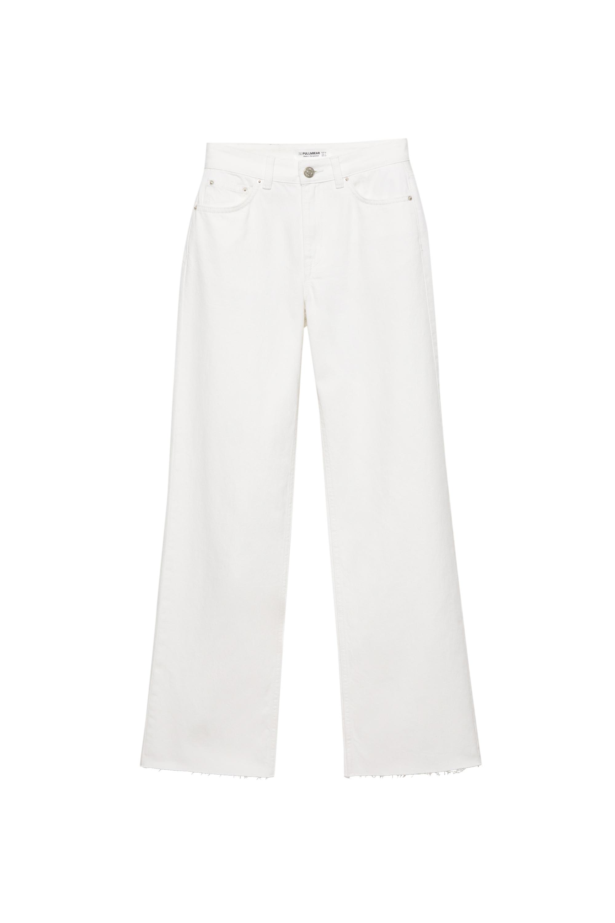 Yüksek bel geniş paça jean - Görsel 124