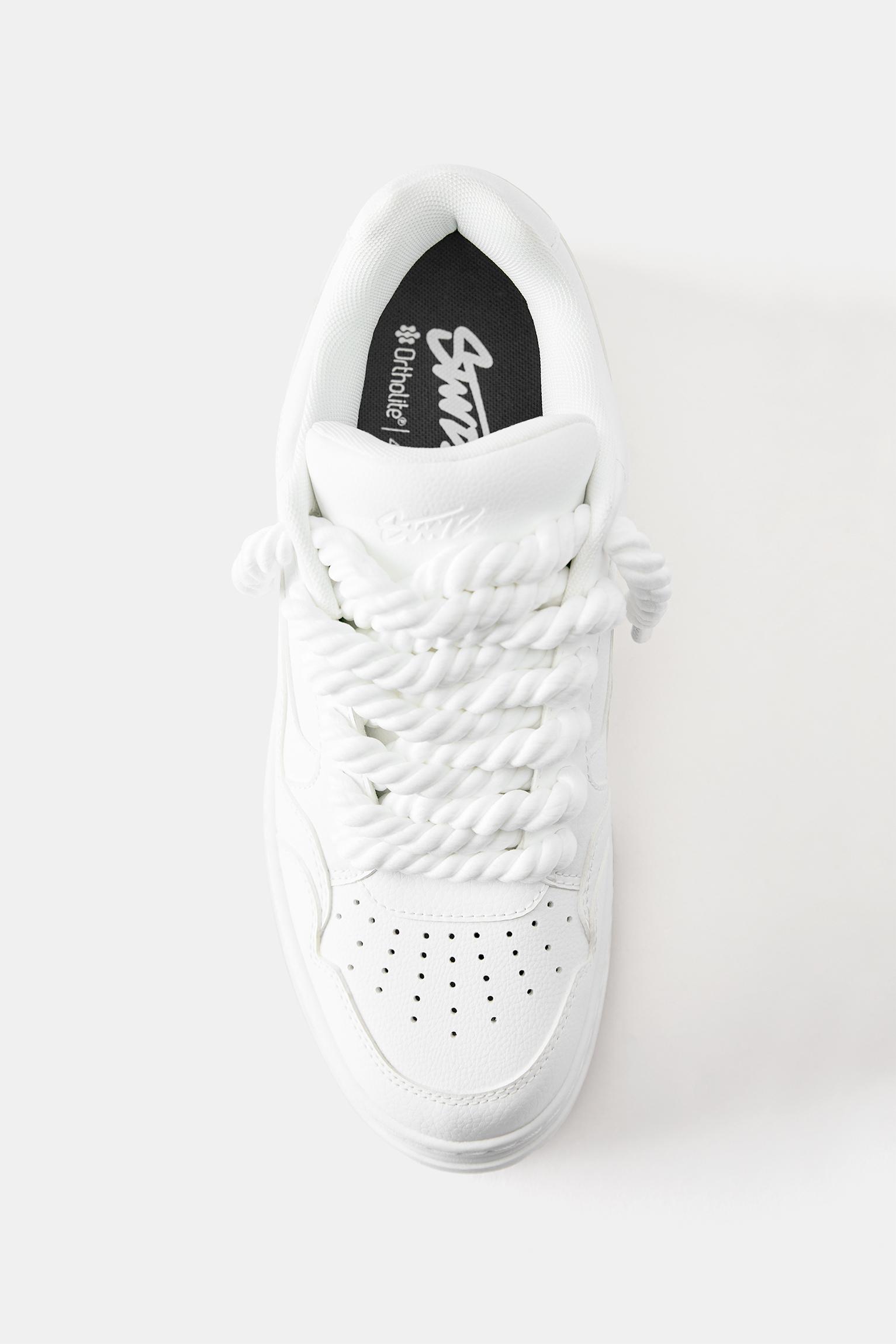 STWD lace-up trainers — White