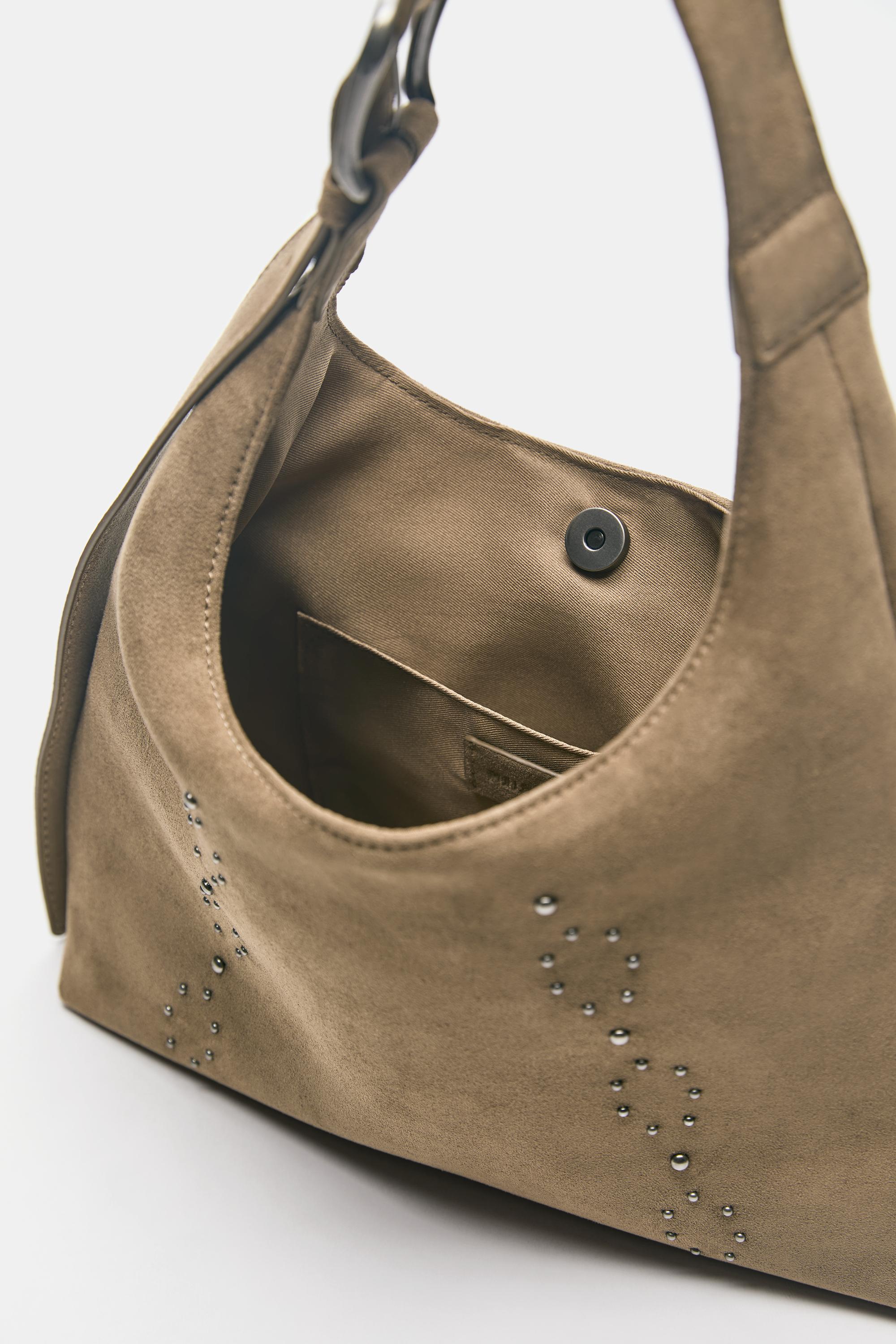 Studded tote bag — Leather