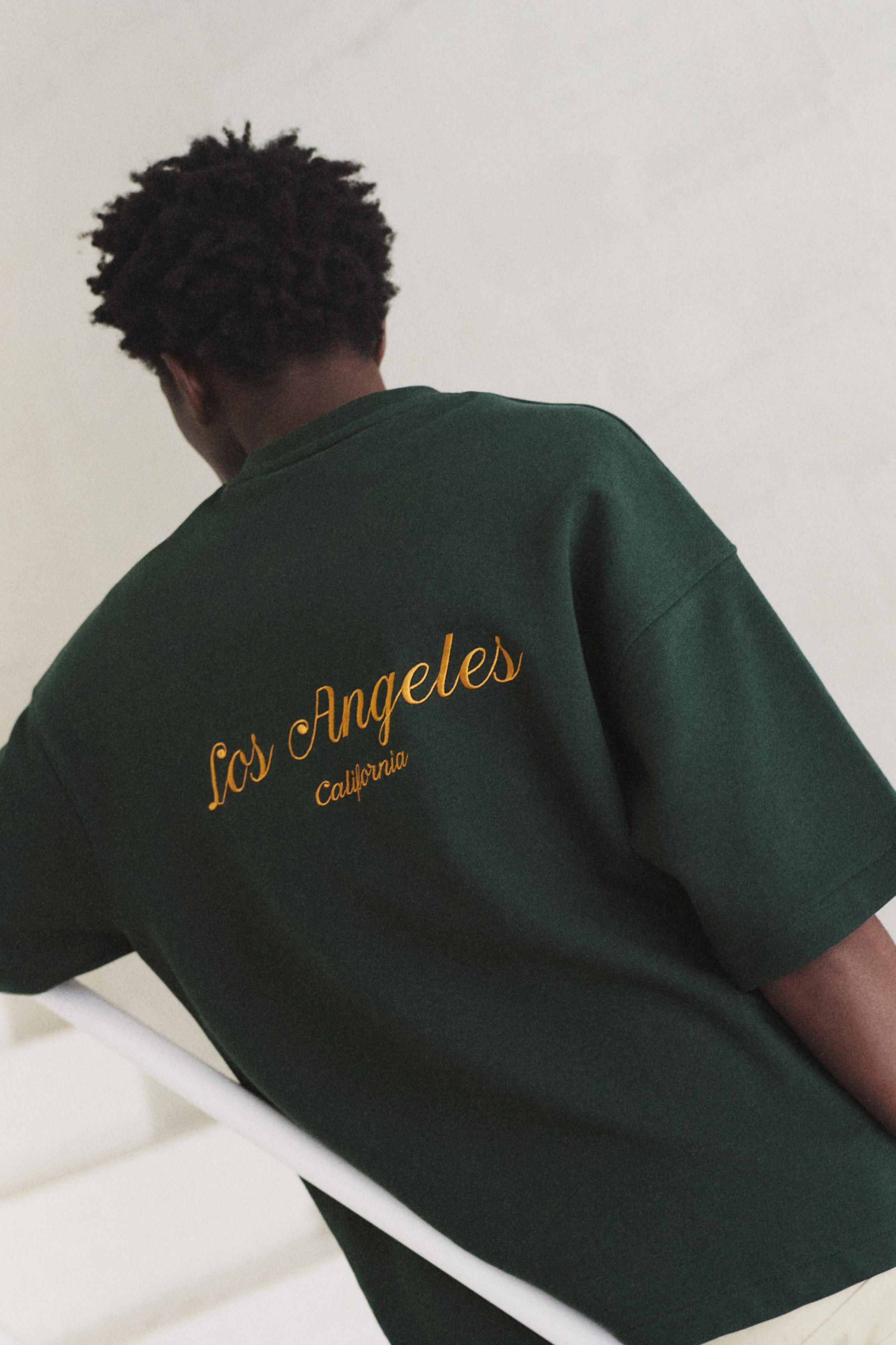 T-Shirt Ricamo Los Angeles