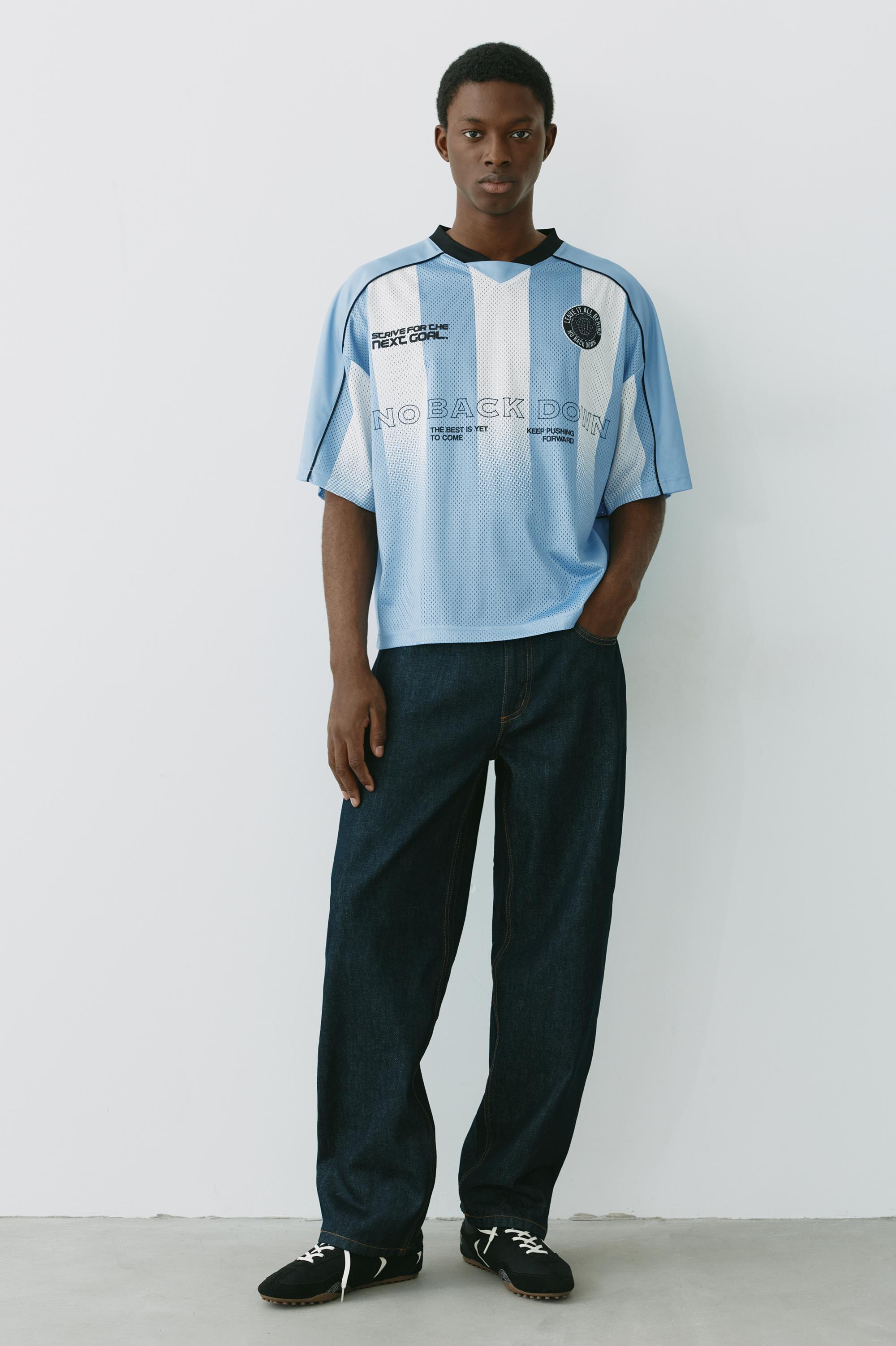 STWD boxy T-shirt — Sky blue