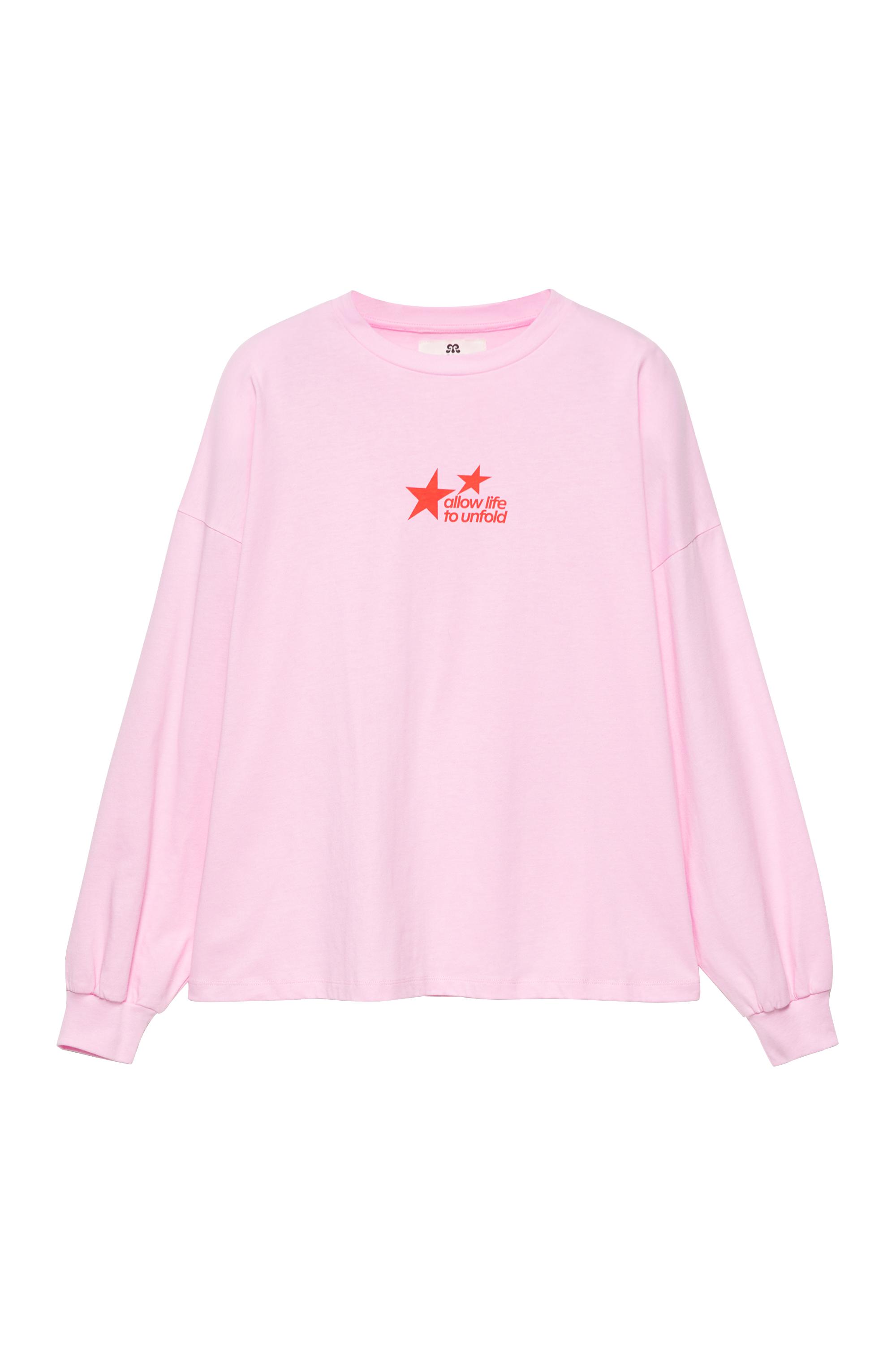Pull&Bear Yıldız grafikli oversize tişört