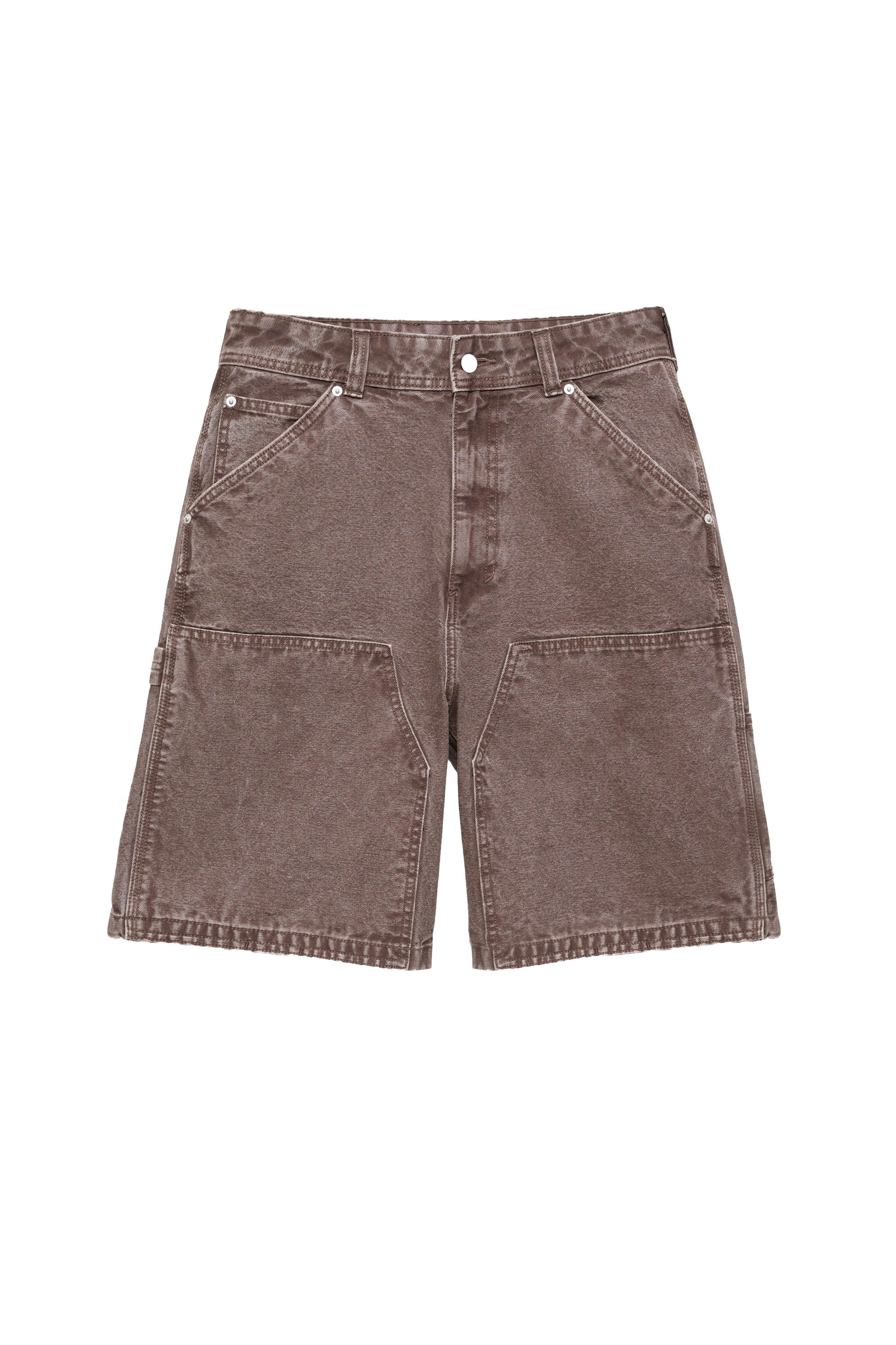 Pull&Bear Relaxed fit carpenter bermuda şort görsel 3