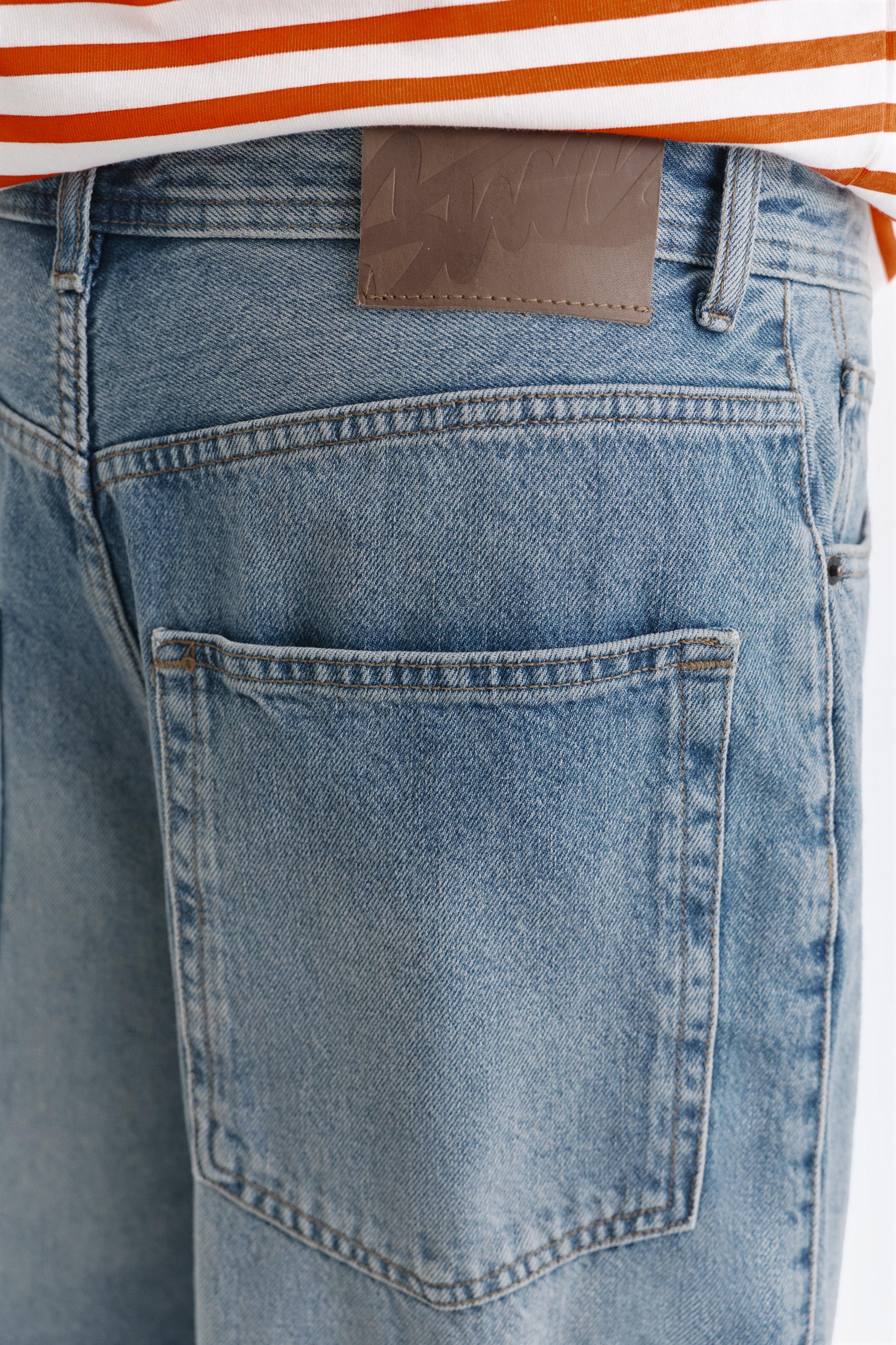 Skater jorts — Medium blue