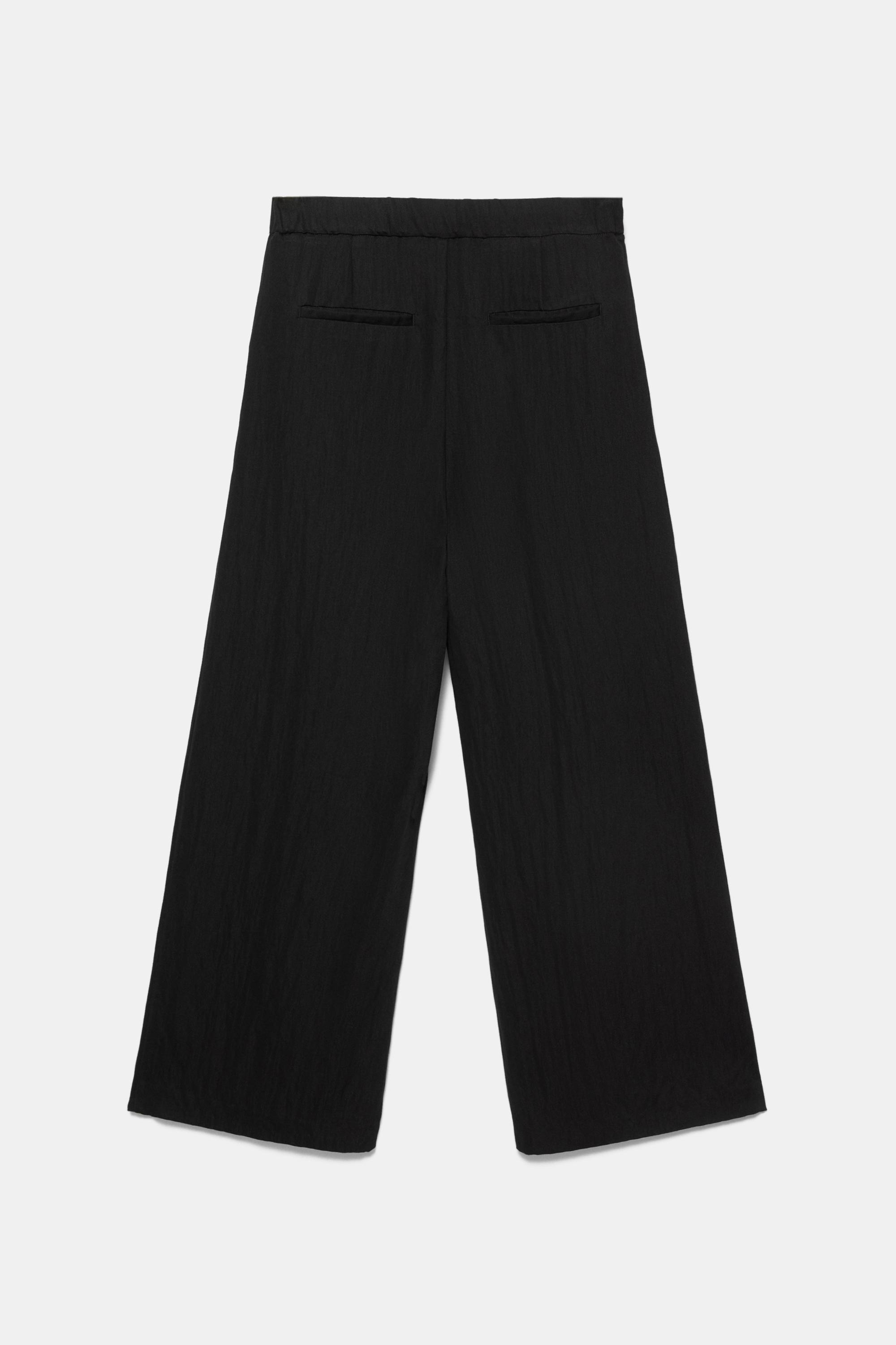 Darted smart trousers — Black