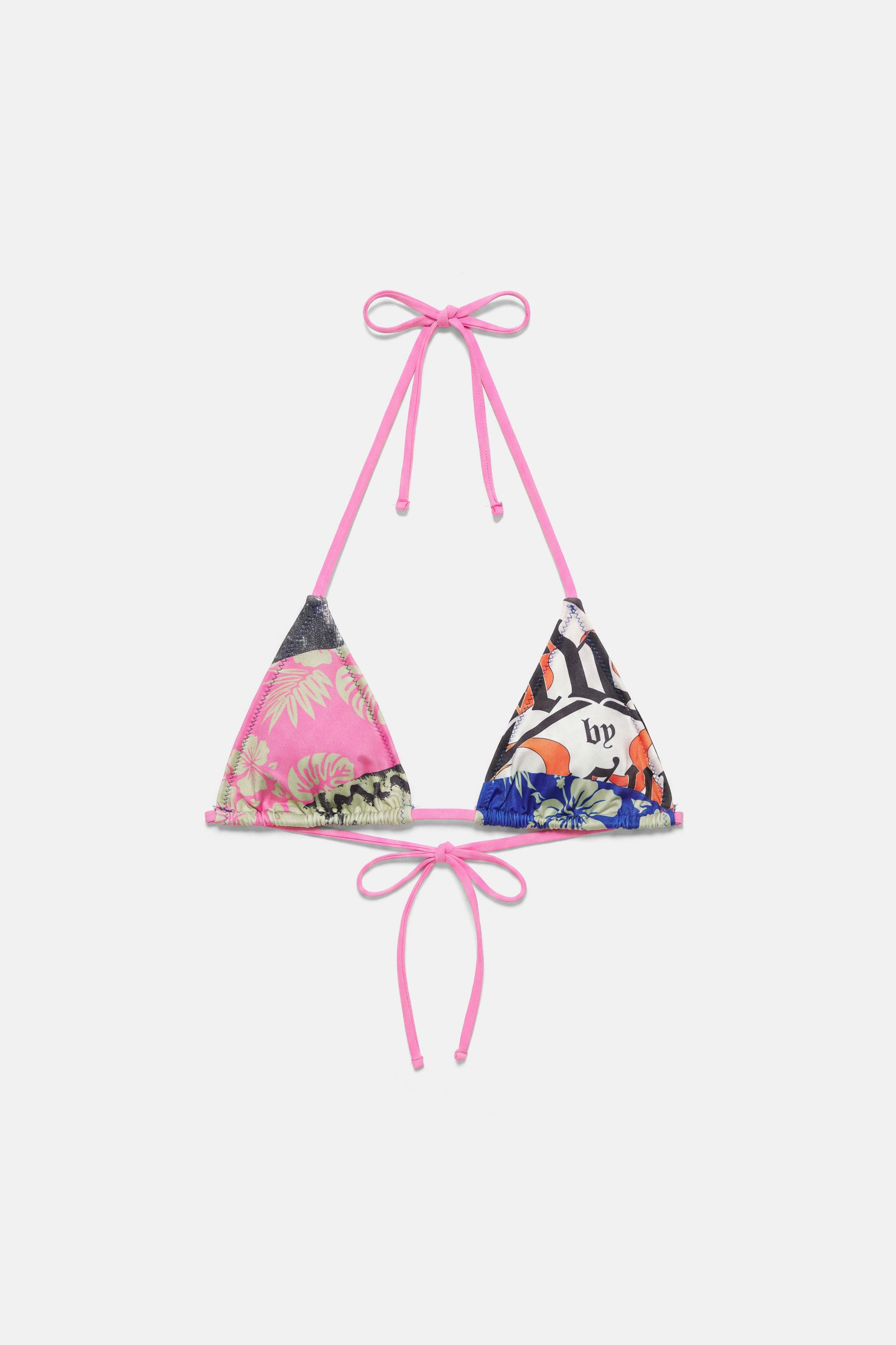 Pleasures x STWD triangle bikini top — Pink