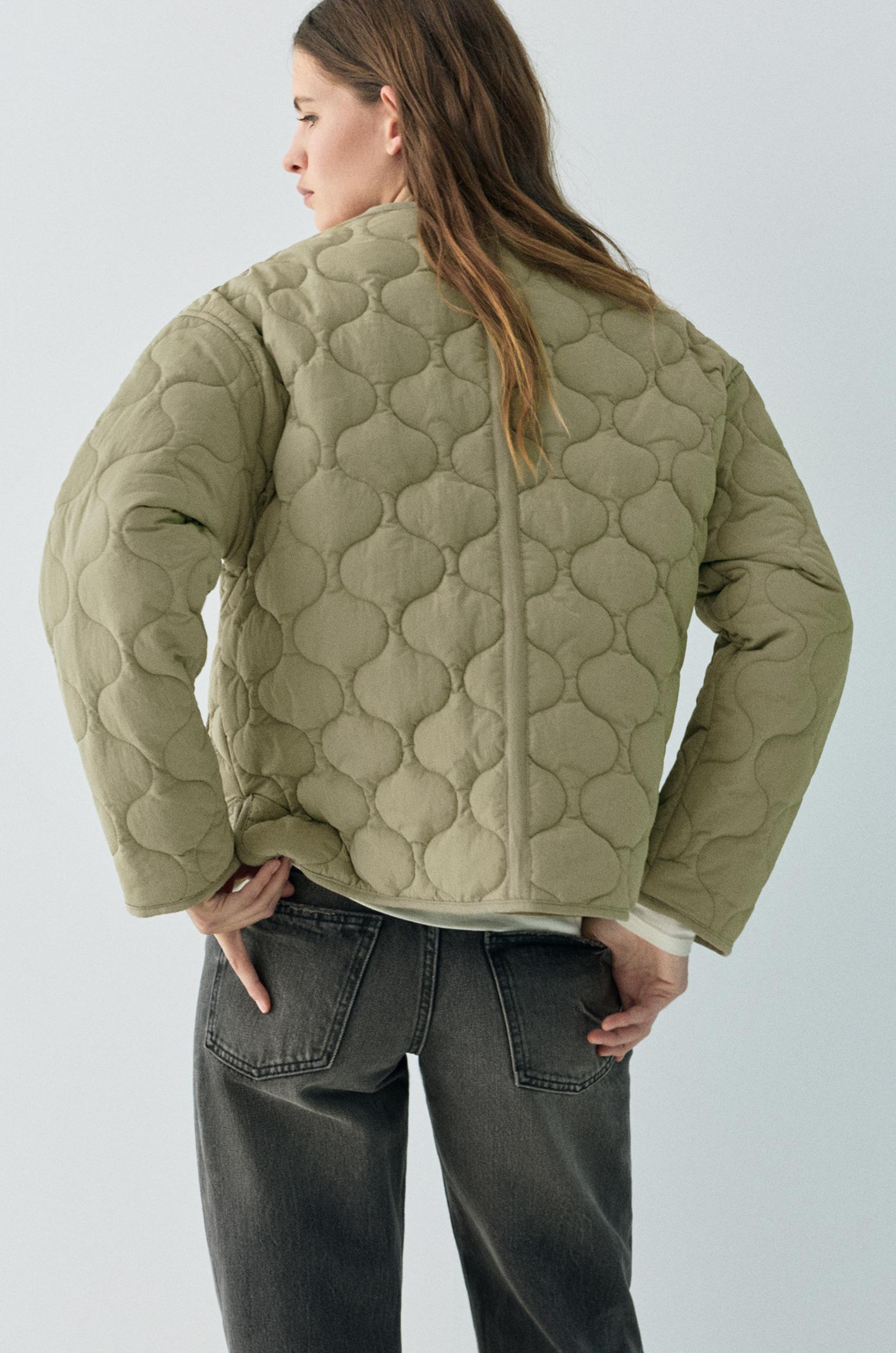 Lightweight padded jacket — Khaki