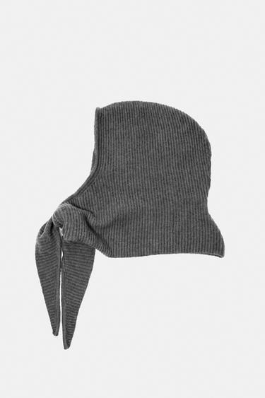 Balaclava with scarf — Anthracite grey 1