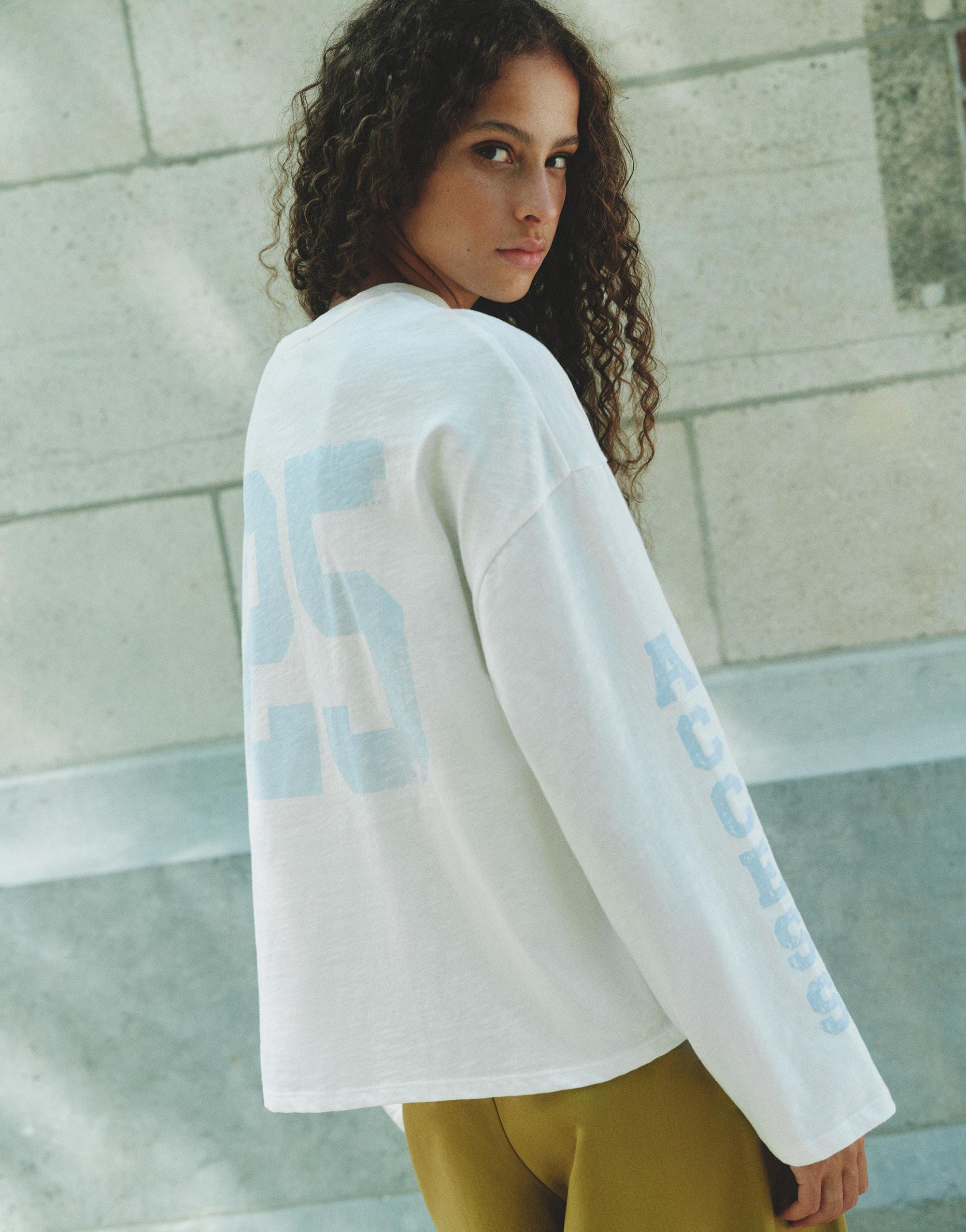 Regular fit graphic T-shirt — White