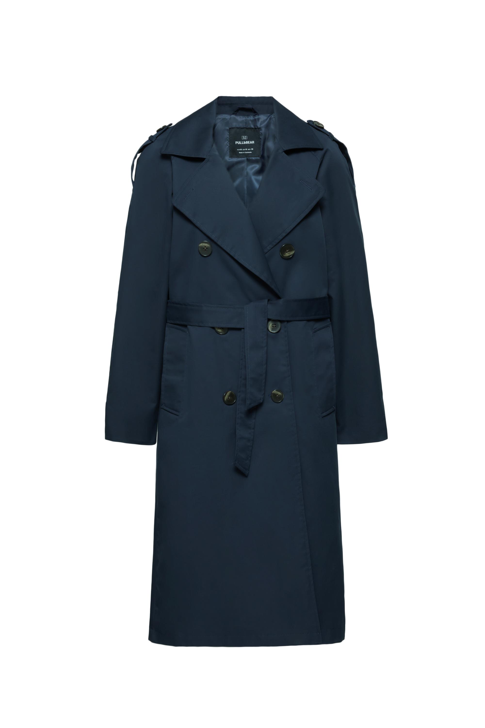 Kemerli uzun trençkot - Görsel 59