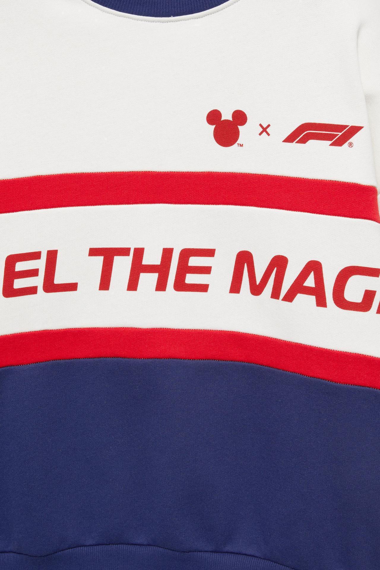 Disney x F1 panel sweatshirt — White