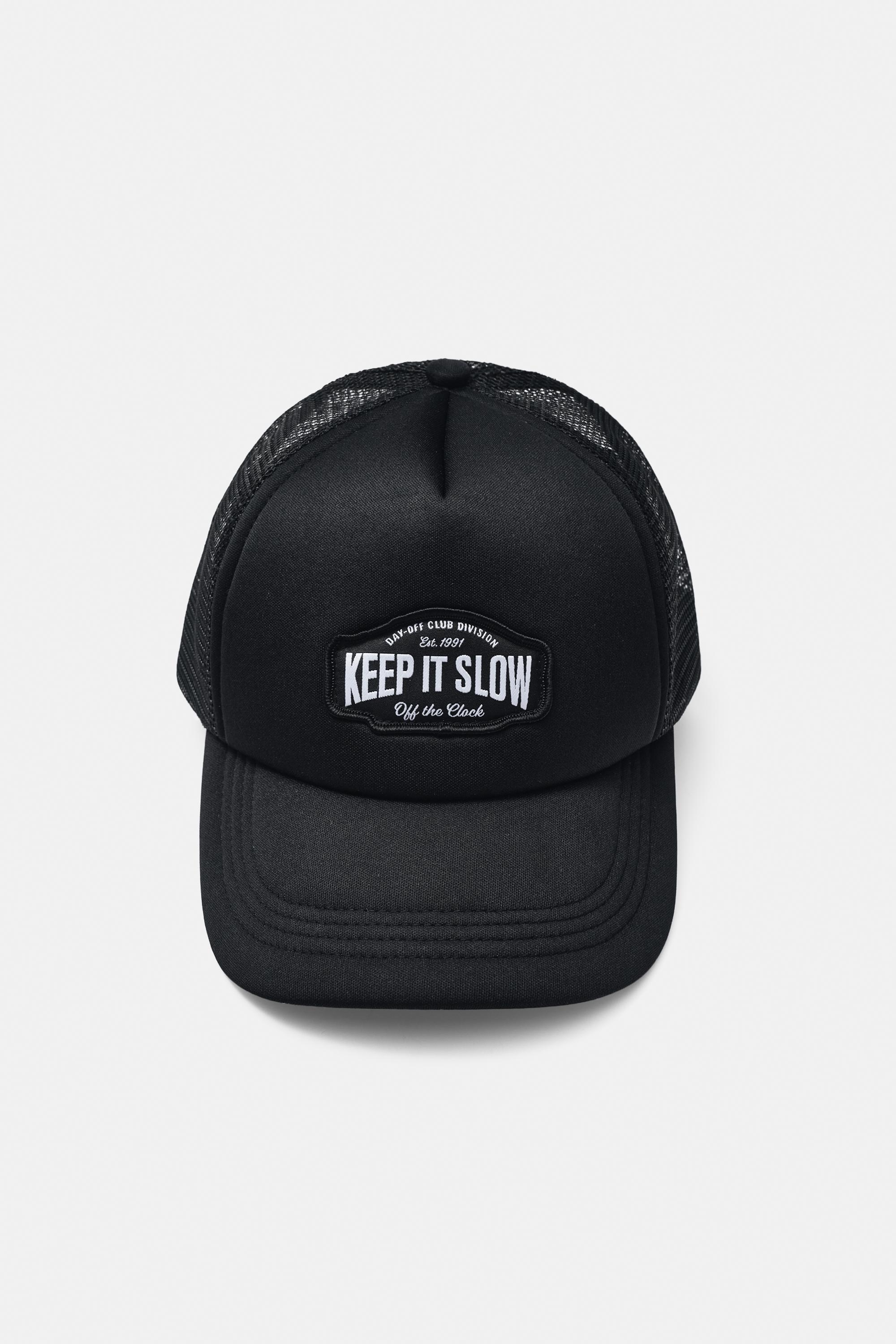 Cappellino Trucker Nero Con Grafica
