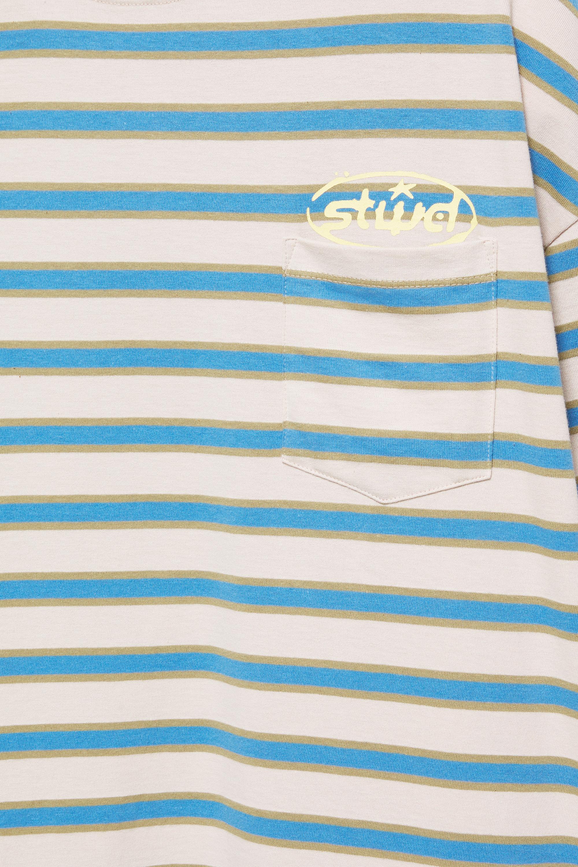 Striped STWD T-shirt — White
