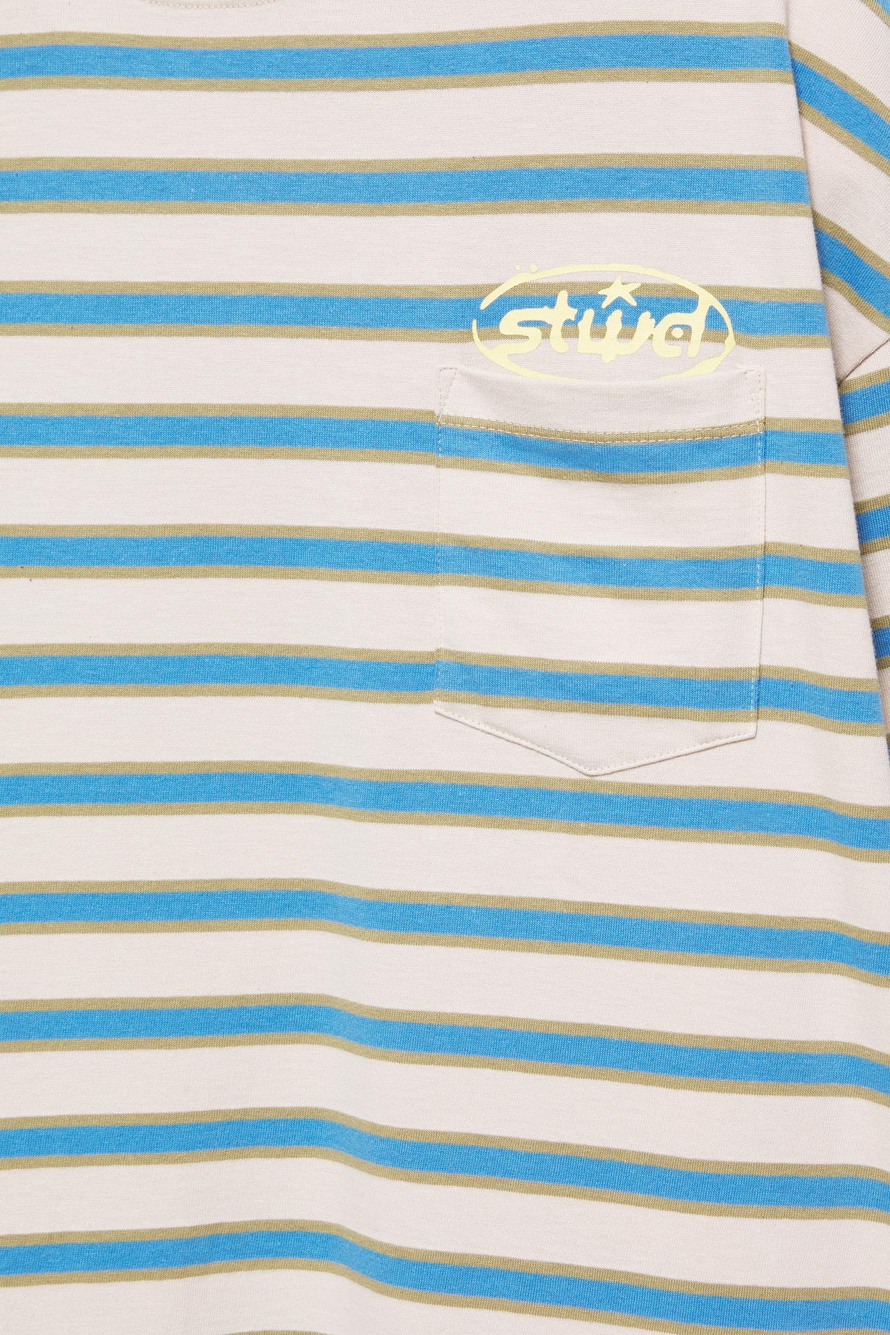 Striped STWD T-shirt — White