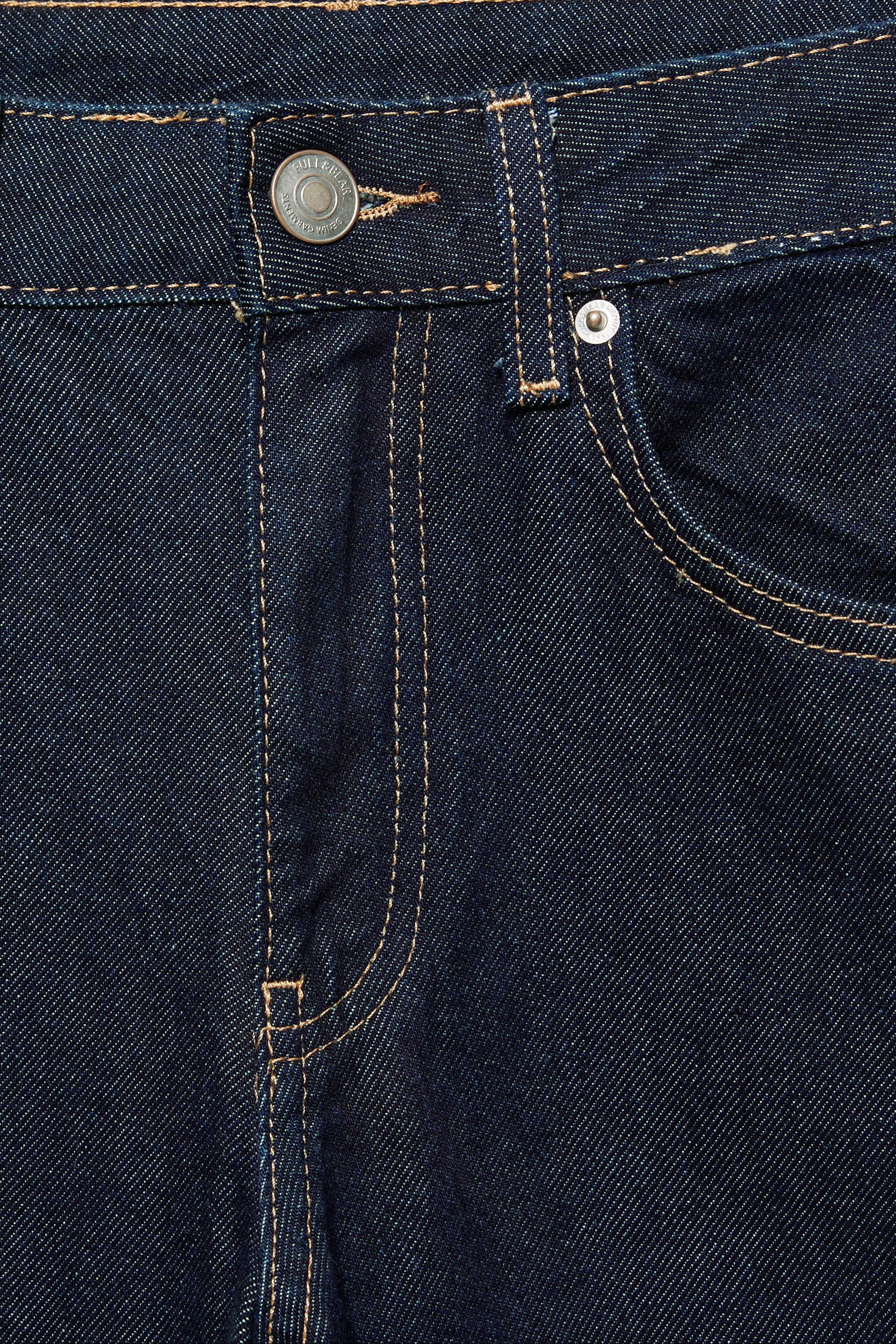 Low-rise barrel jeans — Navy