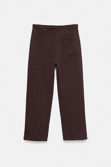 Basic baggy tracksuit bottoms — Chocolate 8