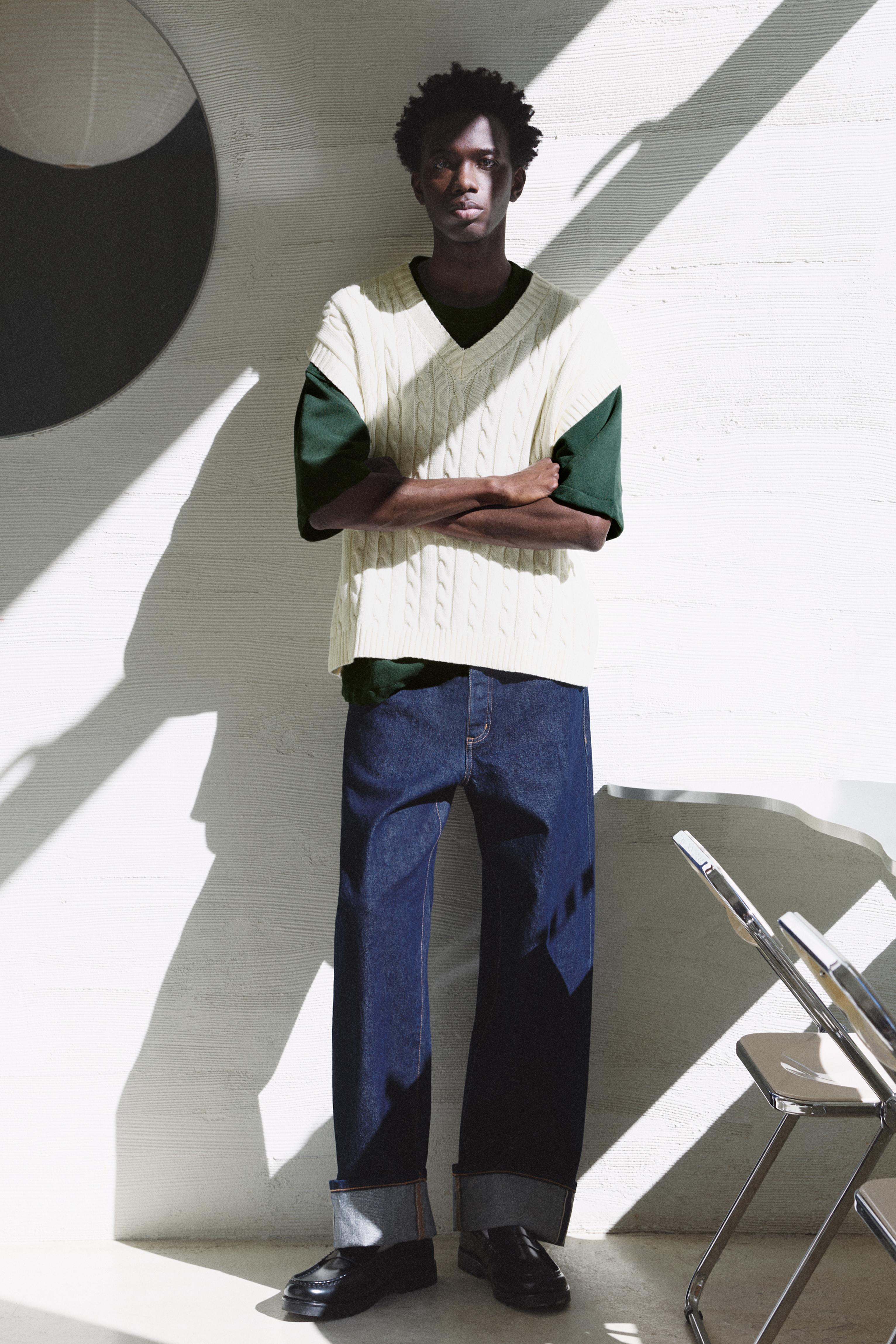 Selvedge straight fit jean - Görsel 38